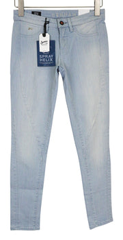 DENHAM Spray Helix Women's Jeans W26/L28 Blue Wash Cotton Stretch Super Skinny