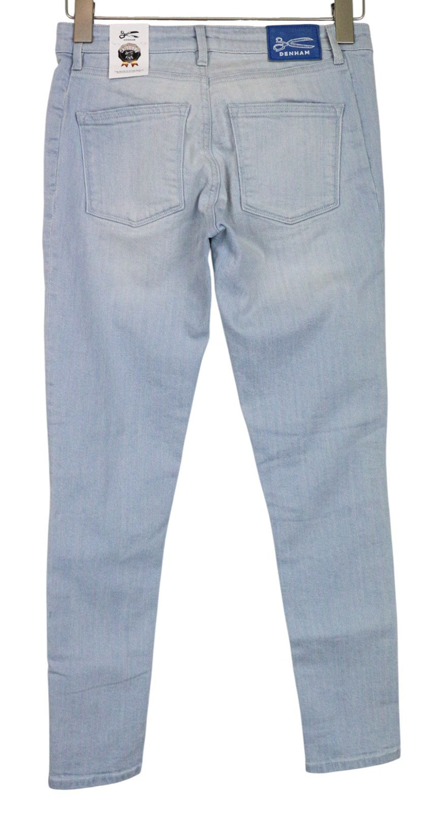 DENHAM Spray Helix Women's Jeans W26/L28 Blue Wash Cotton Stretch Super Skinny