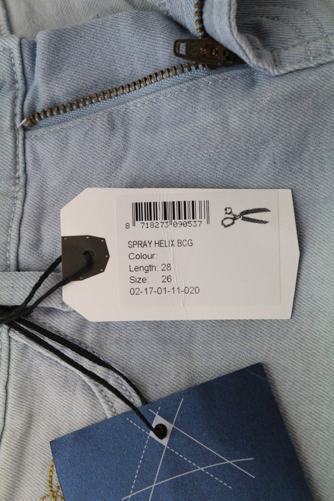 DENHAM Spray Helix Women's Jeans W26/L28 Blue Wash Cotton Stretch Super Skinny