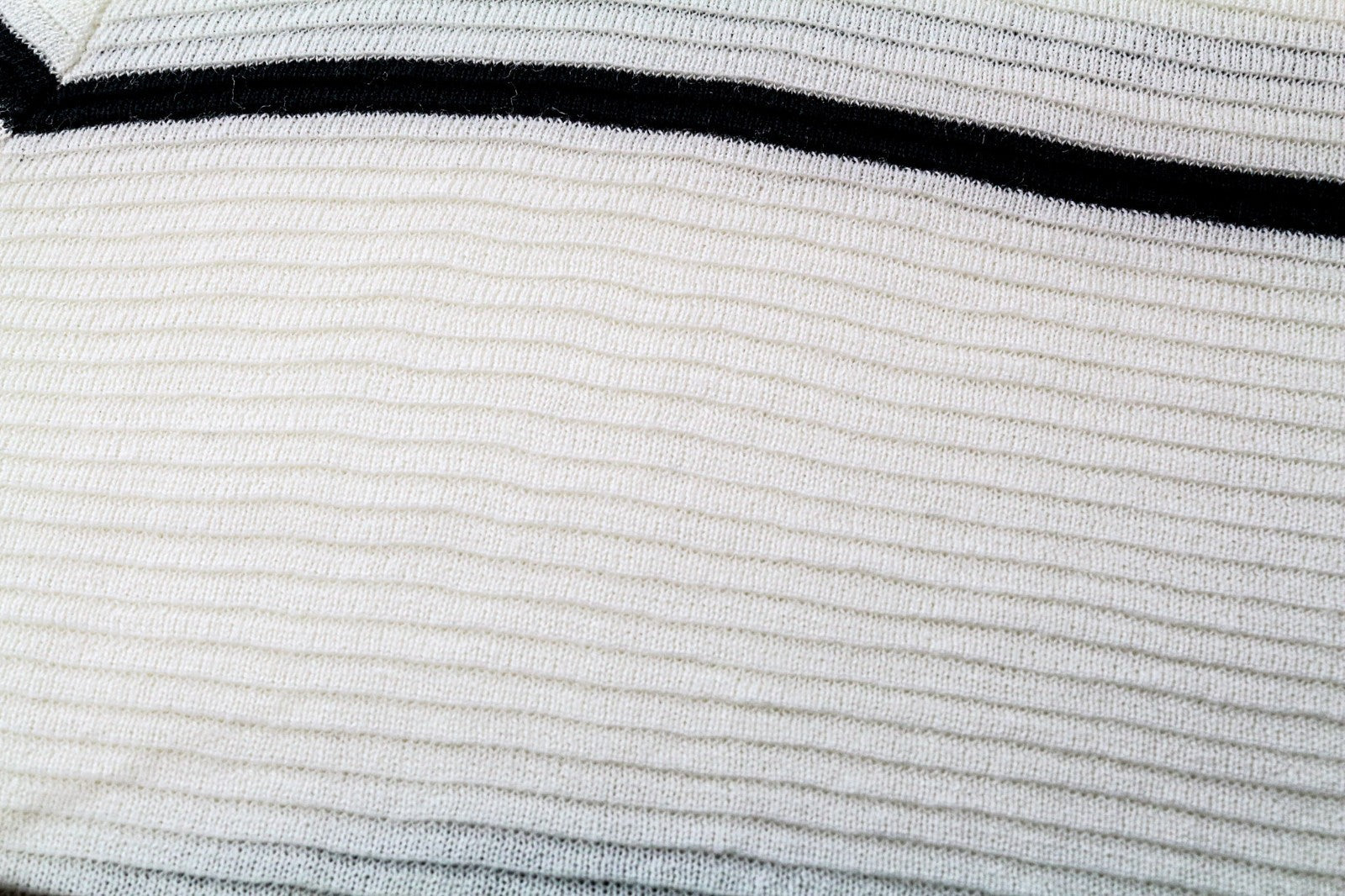 SCOTCH & SODA Ams Couture Men's Sweatshirt L Off-White Striped Cotton Pullover