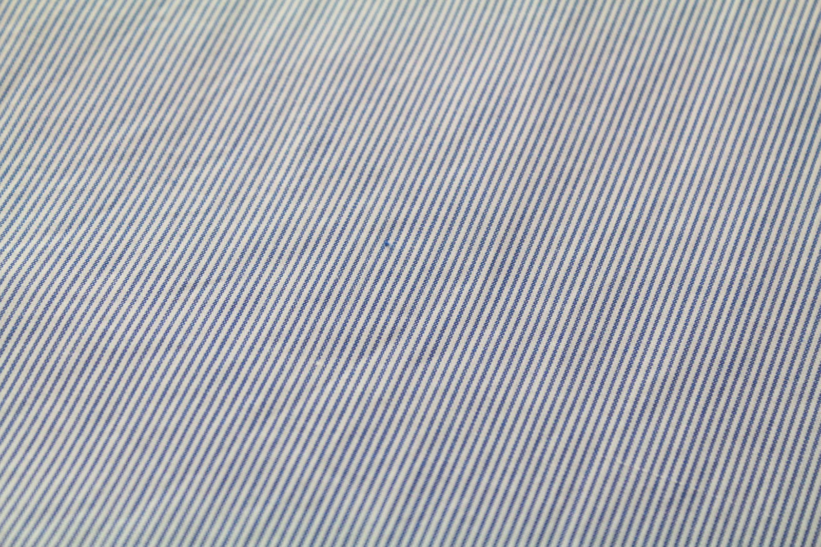 SCOTCH & SODA Men's Shirt M Light Blue Cotton Stripe Long Sleeve Classic Fit