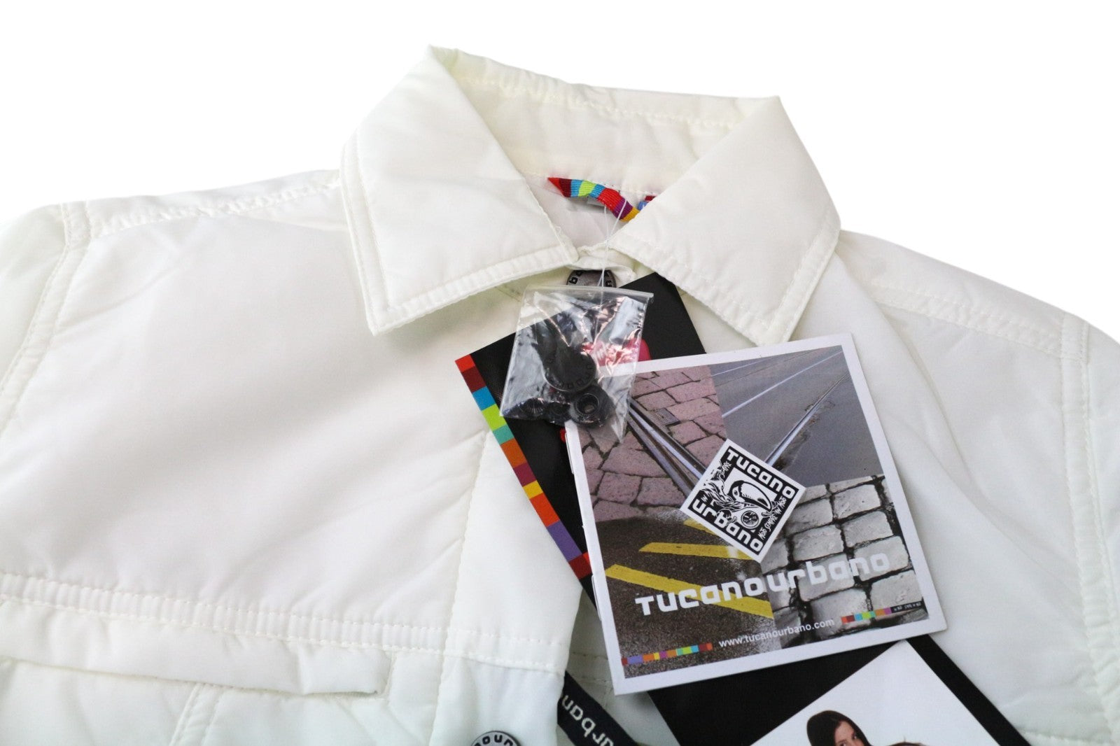 TUCANO URBANO Lori Women's Jacket 2XS Off-White Breathable Motorcycle Windproof