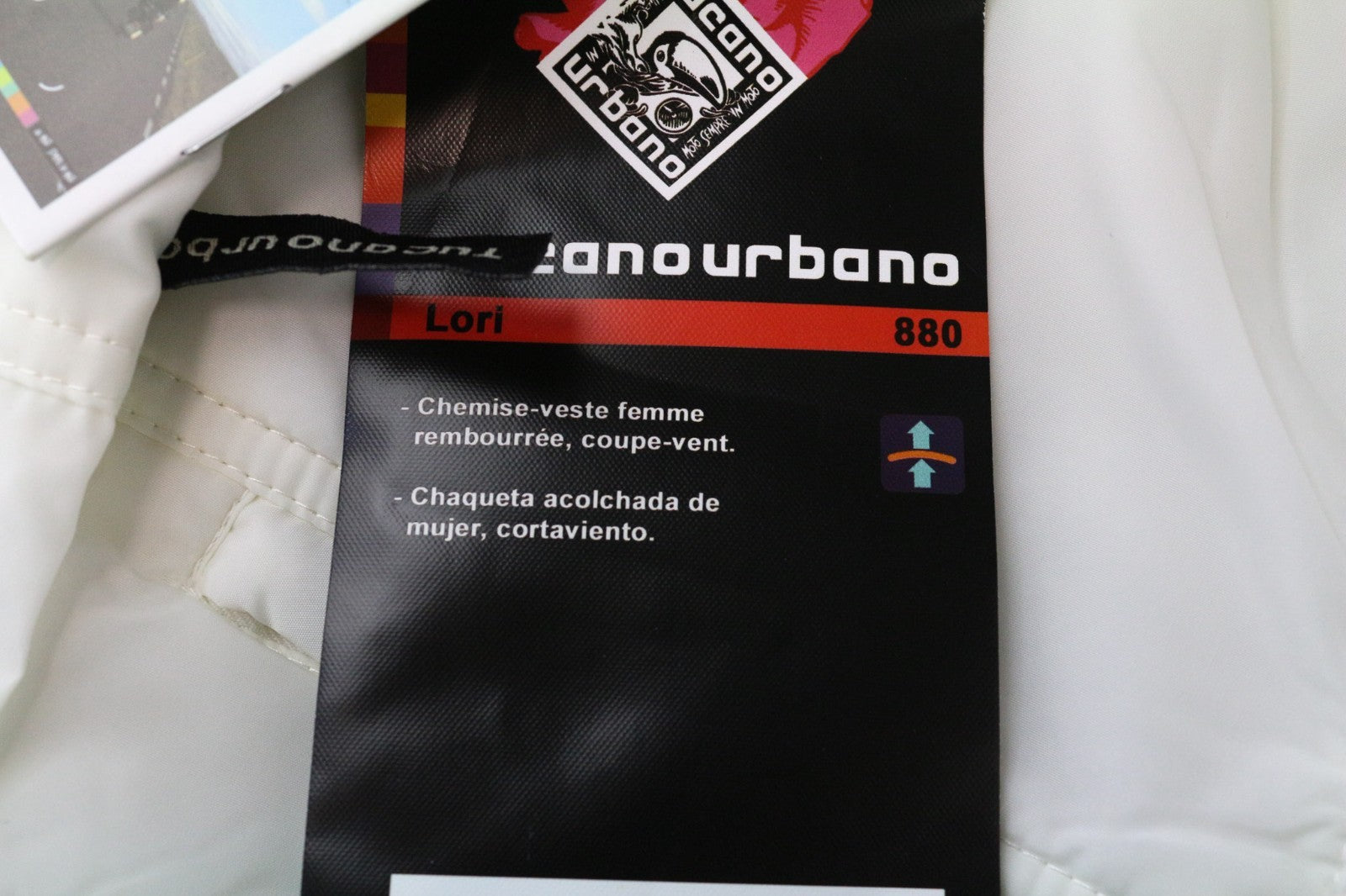 TUCANO URBANO Lori Women's Jacket 2XS Off-White Breathable Motorcycle Windproof