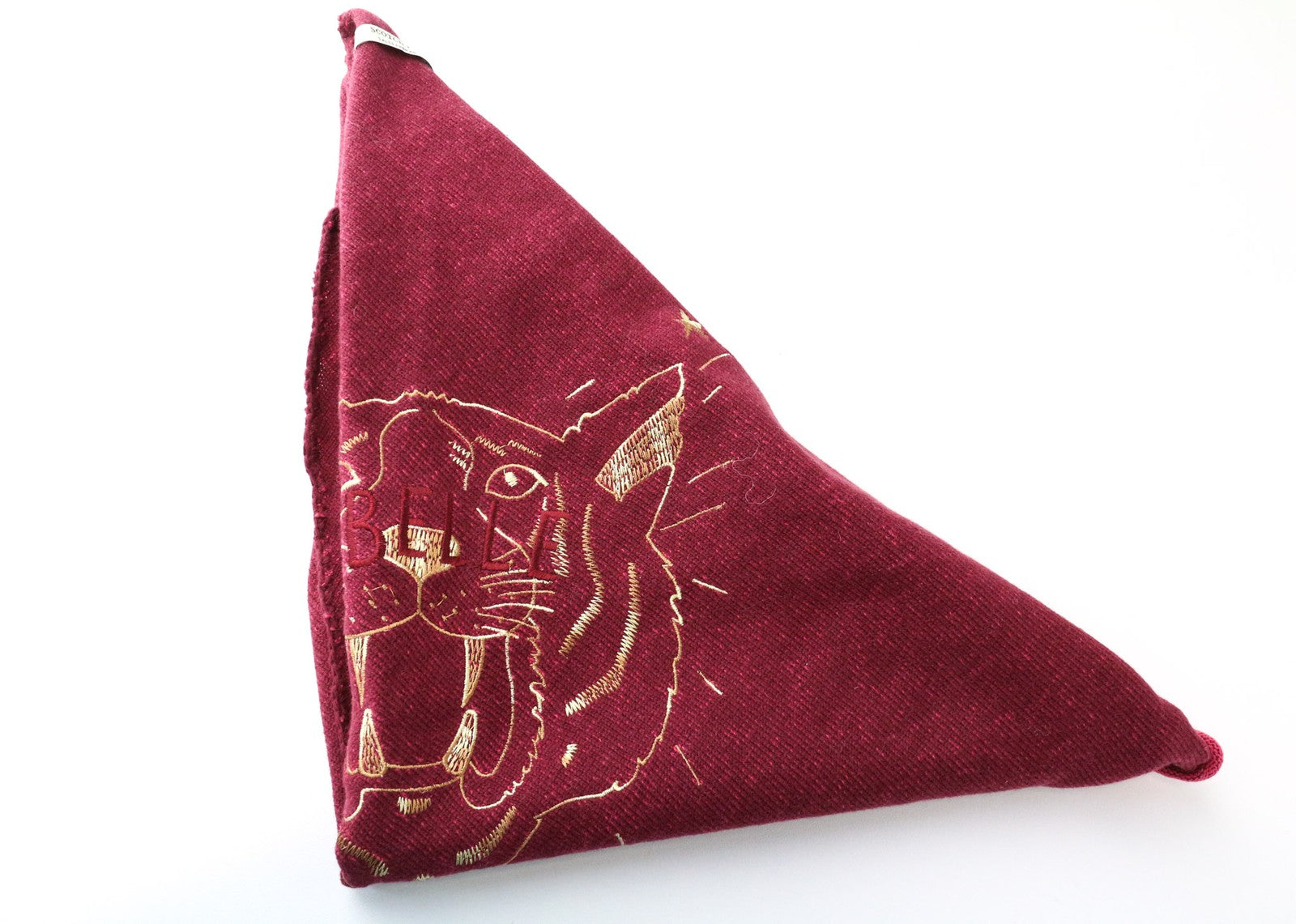 SCOTCH R'BELLE Women's Scarf OS Purple Casual Tiger Logo Embroidered Girls