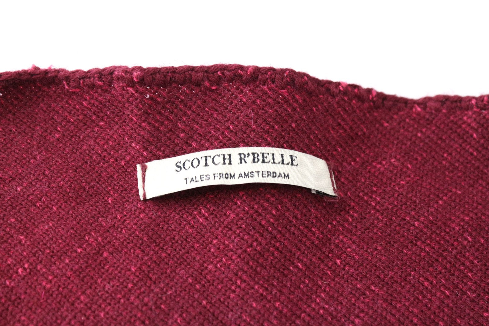 SCOTCH R'BELLE Women's Scarf OS Purple Casual Tiger Logo Embroidered Girls