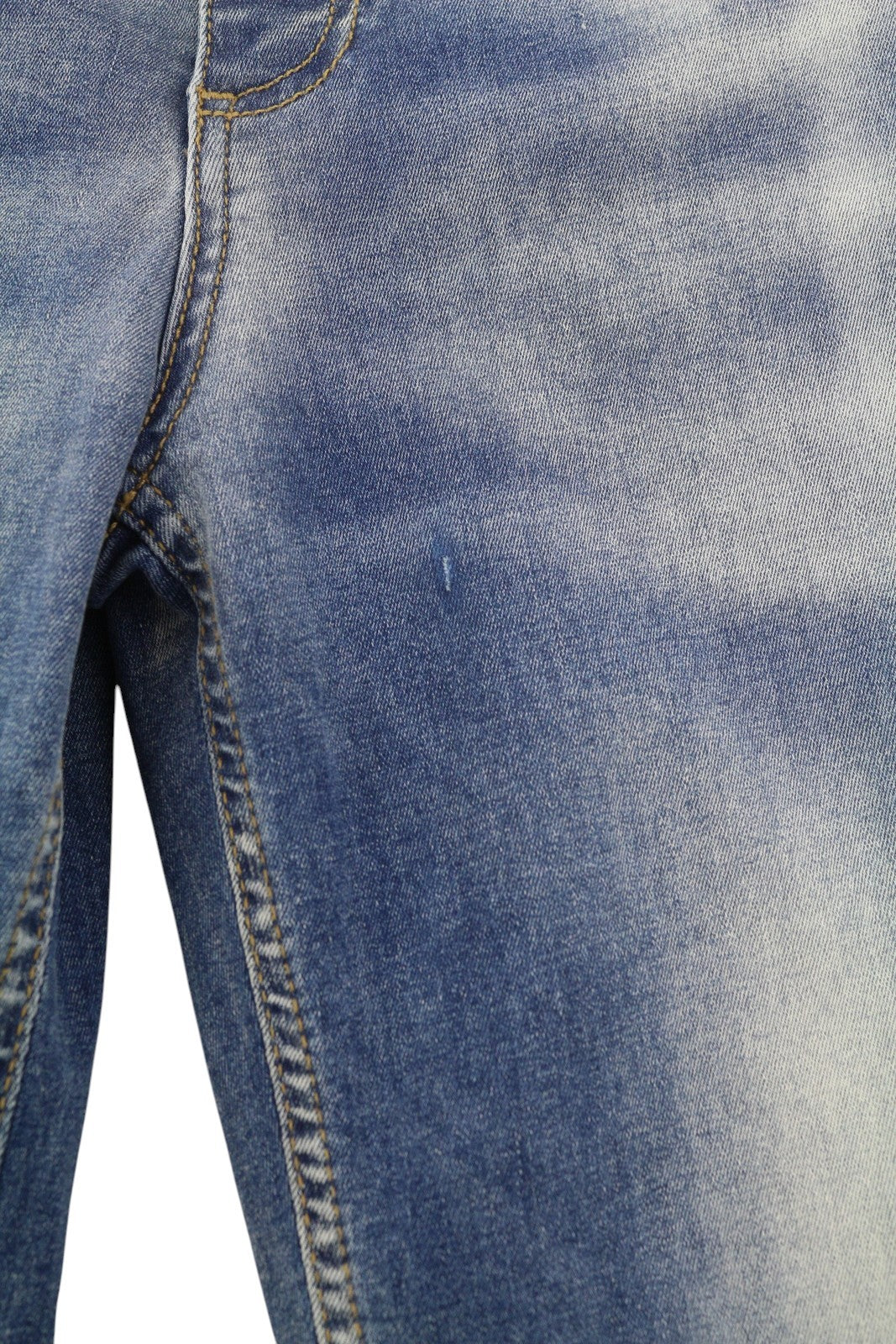 LIU JO Women Jeans W28/L28 High Waist Buttoned Bootcut Fit Fade Effect Bottom Up