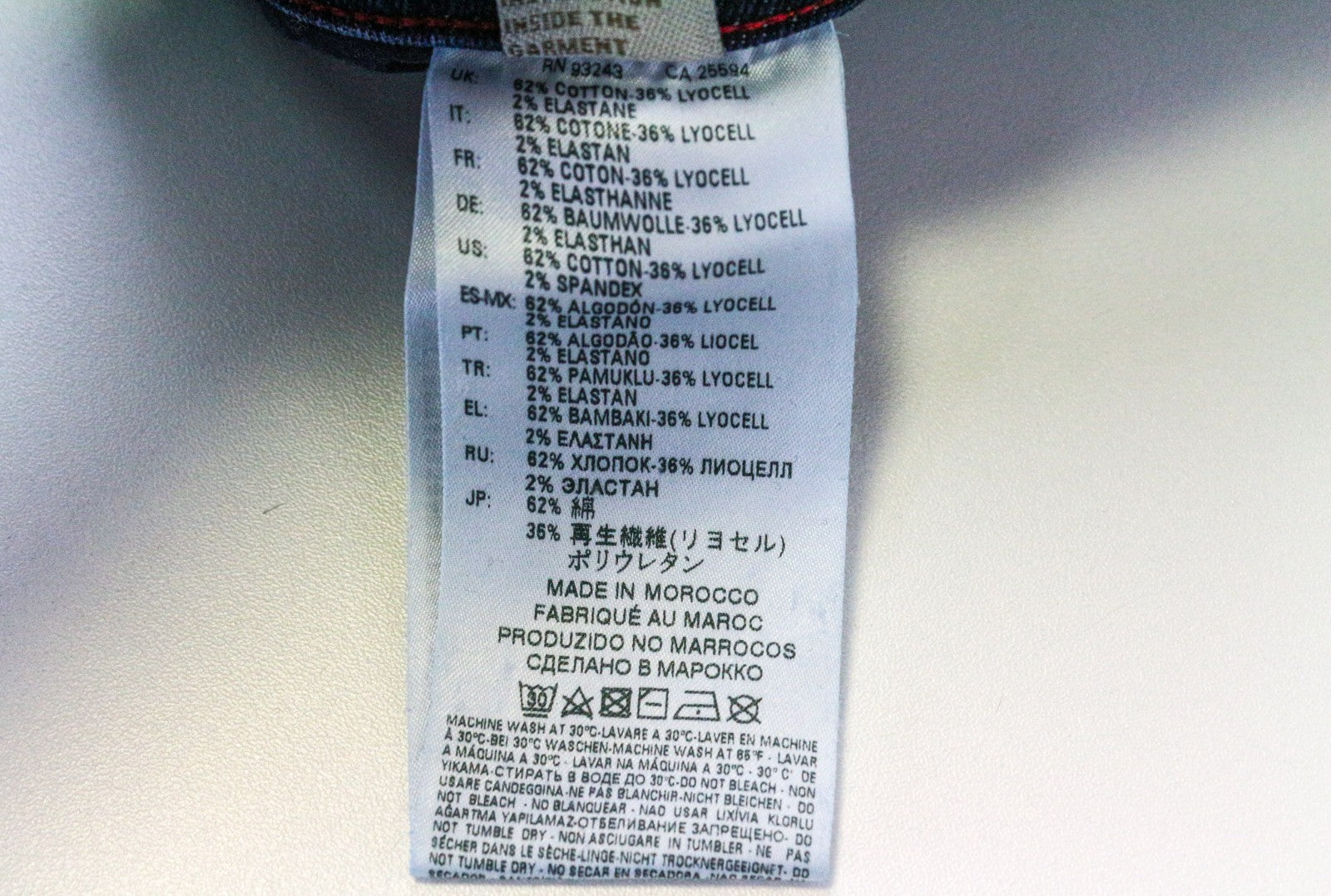 DIESEL Buster 084NS Men's Jeans W28/L32 Blue Slim Tapered Stretch Regular