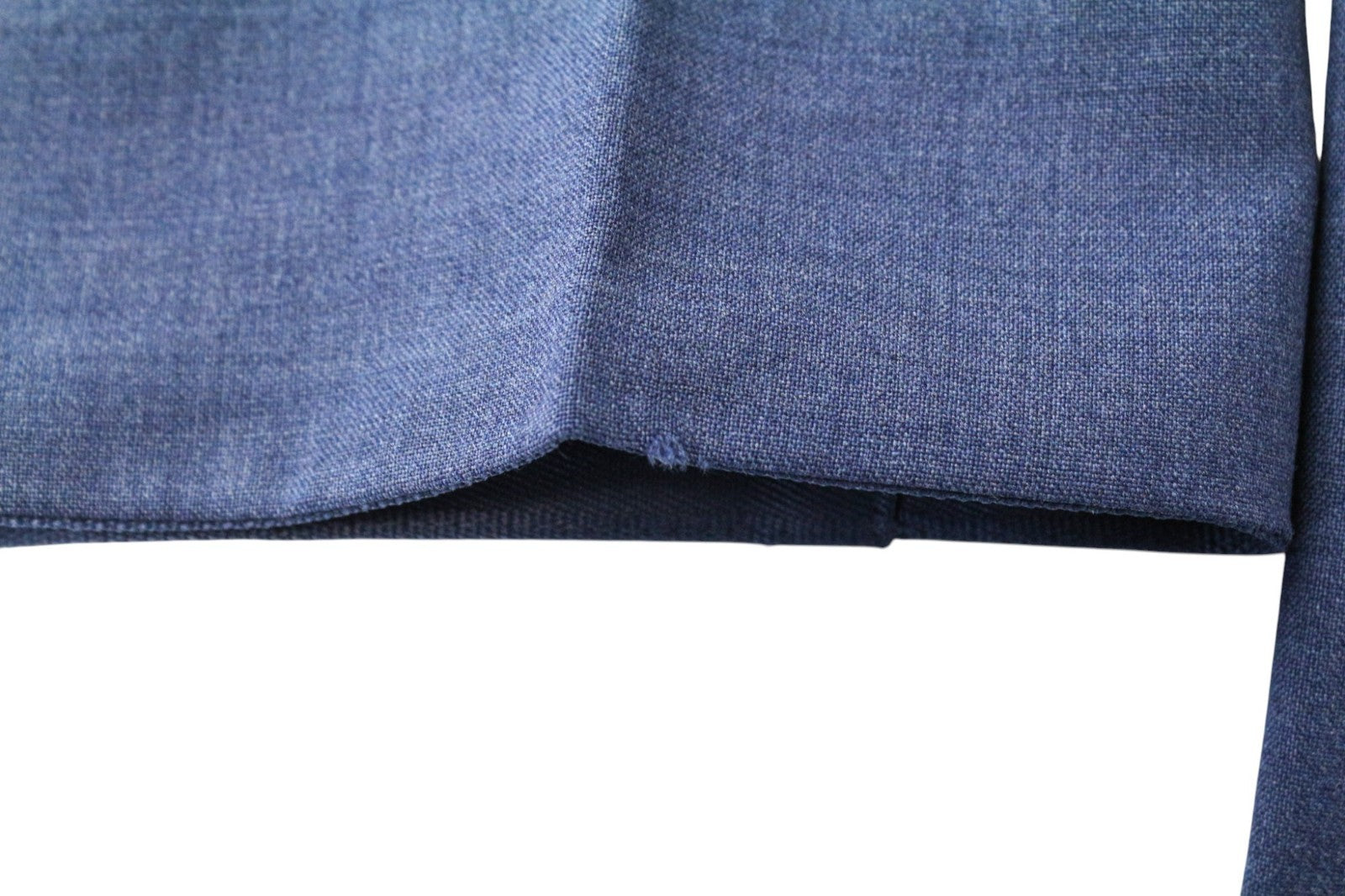 SUITSUPPLY Brescia Men's Trousers UK42R Blue Pure Wool Pleated Front Classic