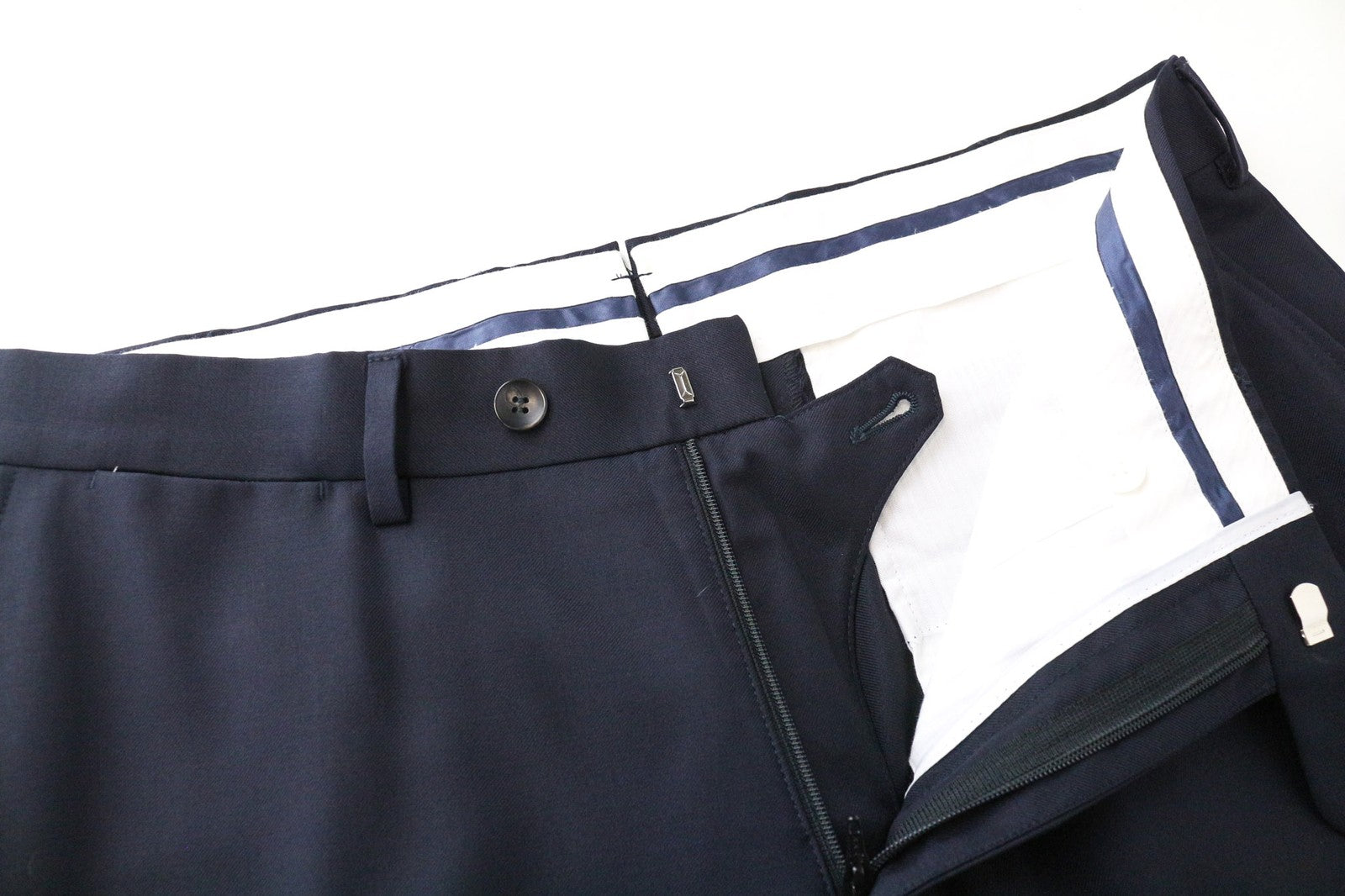 SUITSUPPLY Ferrara Men's Suit UK38S 2Pc Wool Blue Waistcoat Trousers Formal