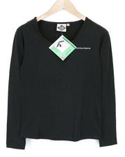 TUCANO URBANO T-TU Lady Women's Pullover XS Black Cotton Long Sleeve Top