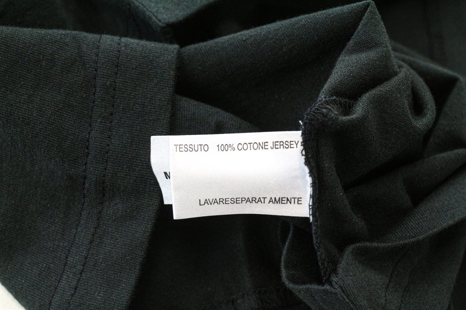 TUCANO URBANO T-TU Lady Women's Pullover XS Black Cotton Long Sleeve Top