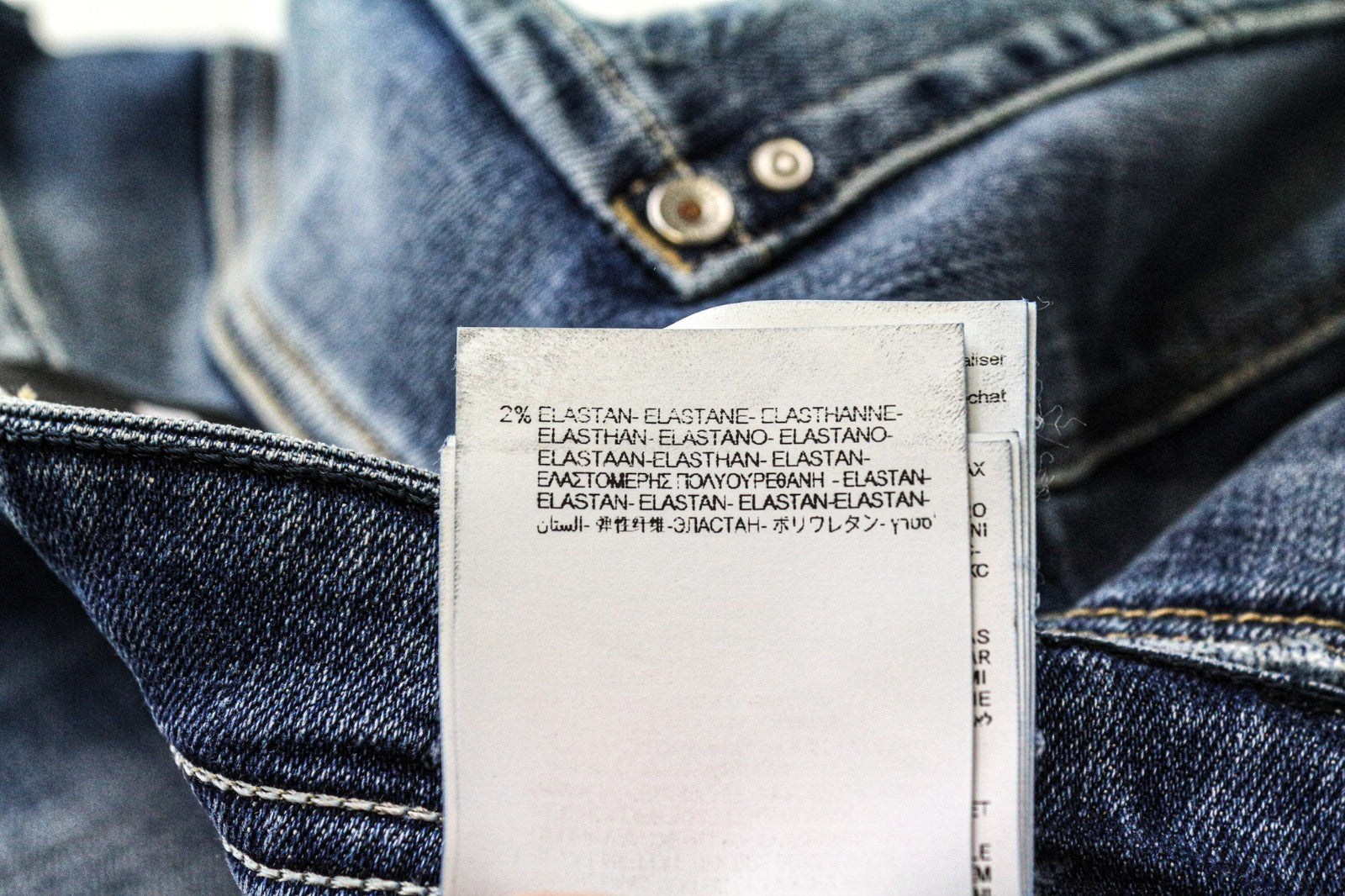 REPLAY Rob Men's Jeans W30/L34 Blue Tapered Straight Stretch Distressed Wash