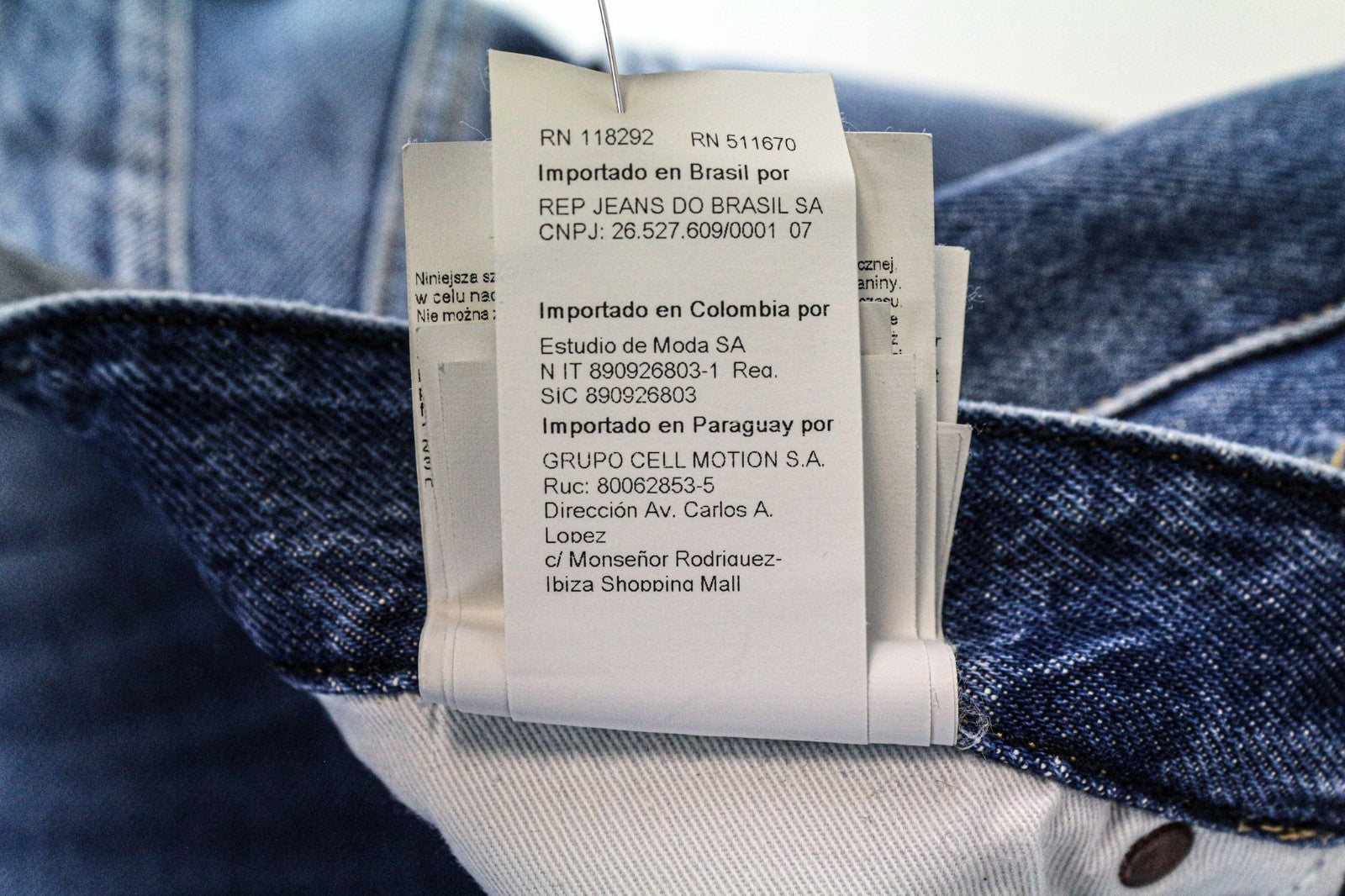 REPLAY Tinmar Men's Jeans W30/L32 Blue Non-Stretch Distressed Button Tapered