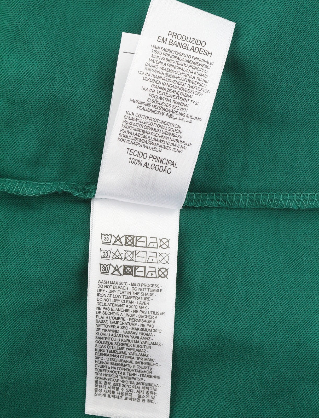 DIESEL T-Just-Small-New D Logo Men T-Shirt 2XL Green Cotton Tricot Short Sleeve