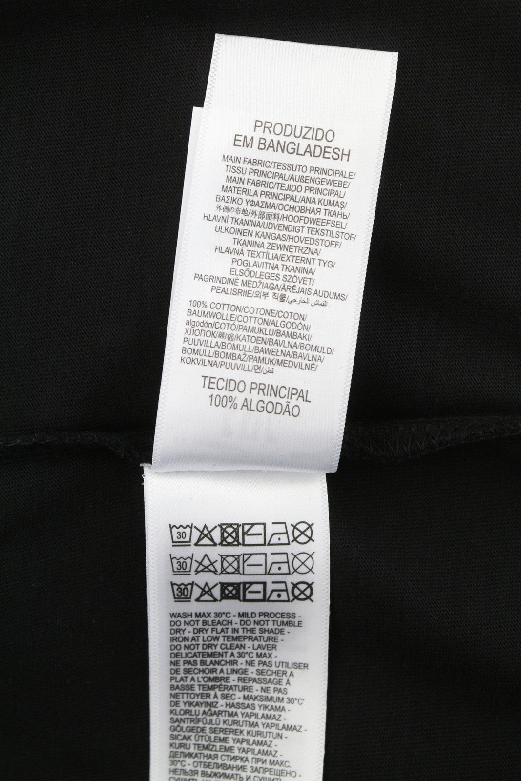 DIESEL T-Just 250232 Off Men T-Shirt 2XL Black Cotton Tricot Short Sleeve