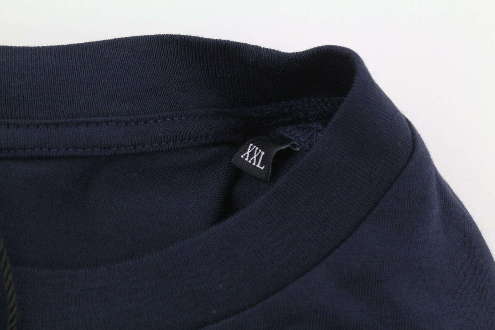 DIESEL T-Just 12-5 Men T-Shirt 2XL Dark Blue Cotton Tricot Short Sleeve