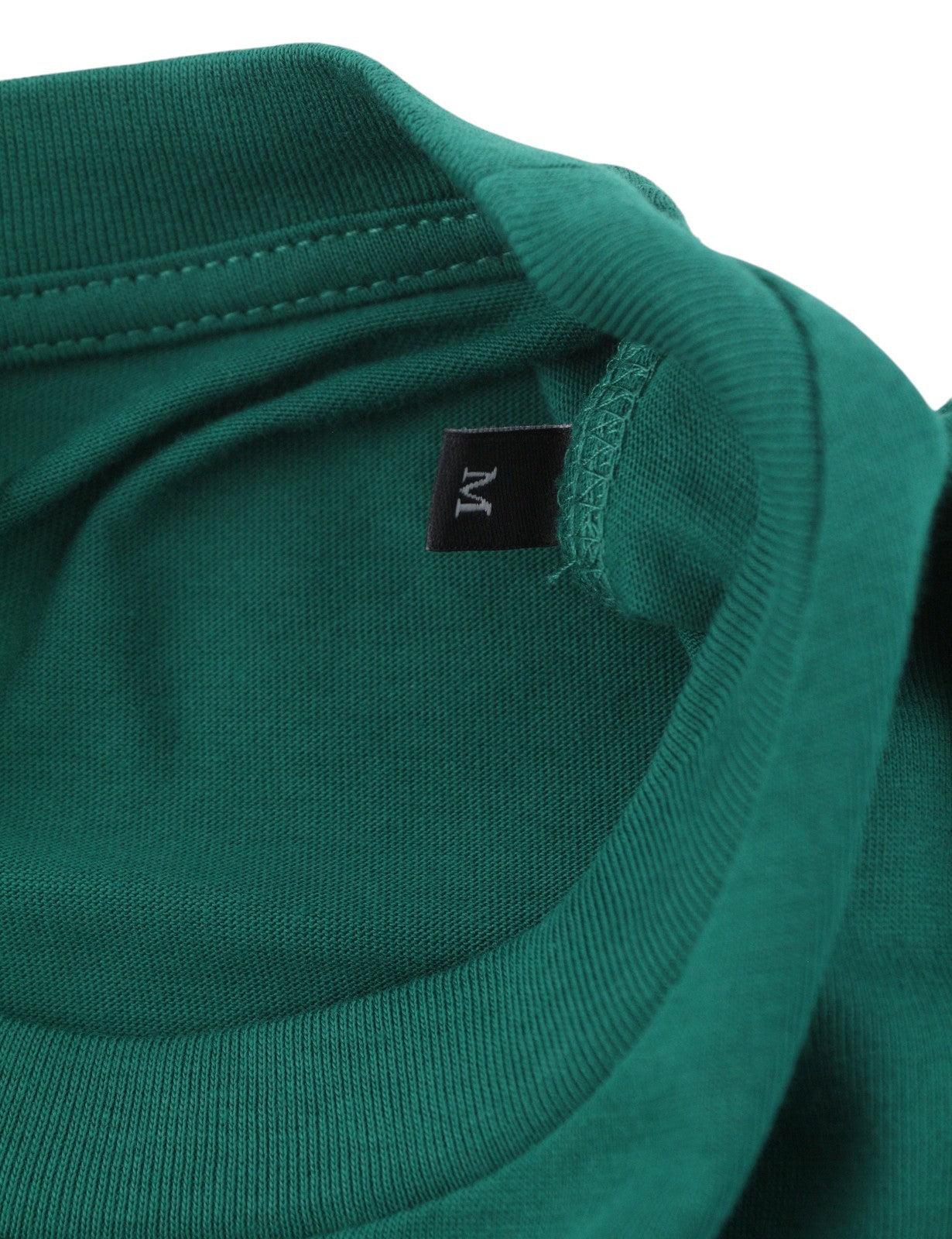 DIESEL T-Just-Small-New D Logo Men T-Shirt M Green Cotton Tricot Short Sleeve