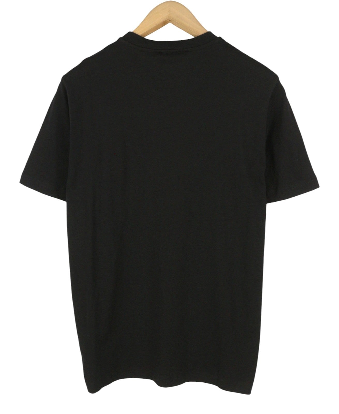 DIESEL T-Just-Small-New D Logo Men T-Shirt M Black Cotton Tricot Short Sleeve