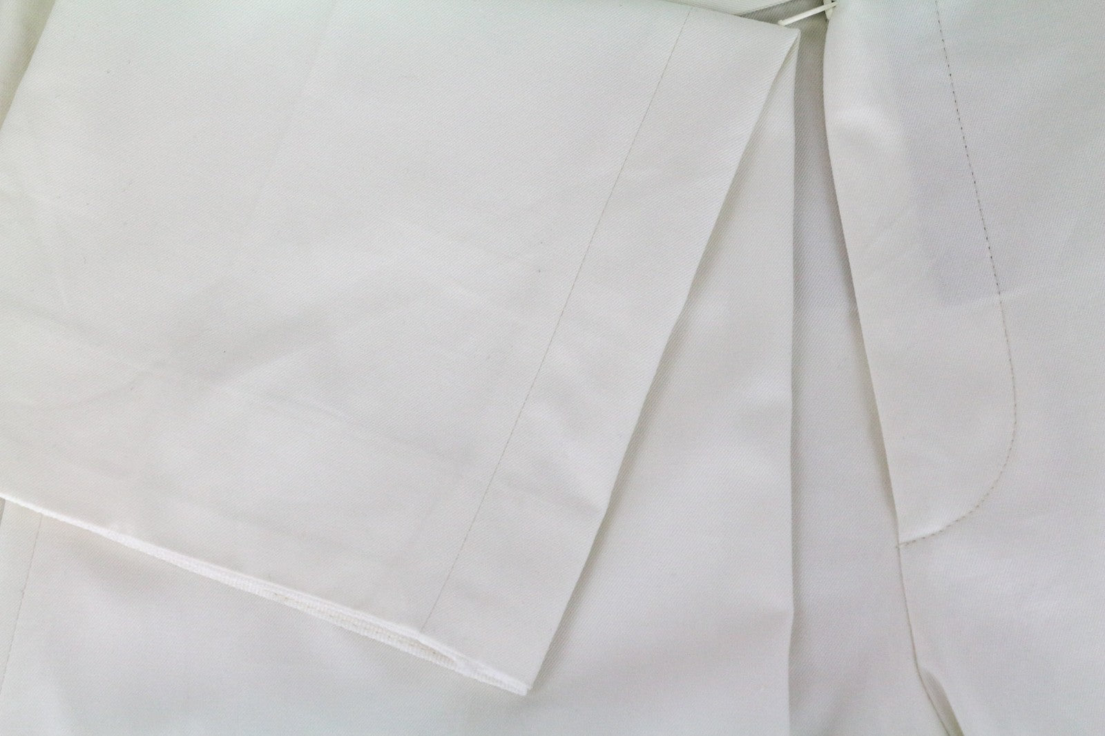 SUITSUPPLY Havana Men Suit UK38R Single-Breasted Off-White Slim Cotton 2 Piece