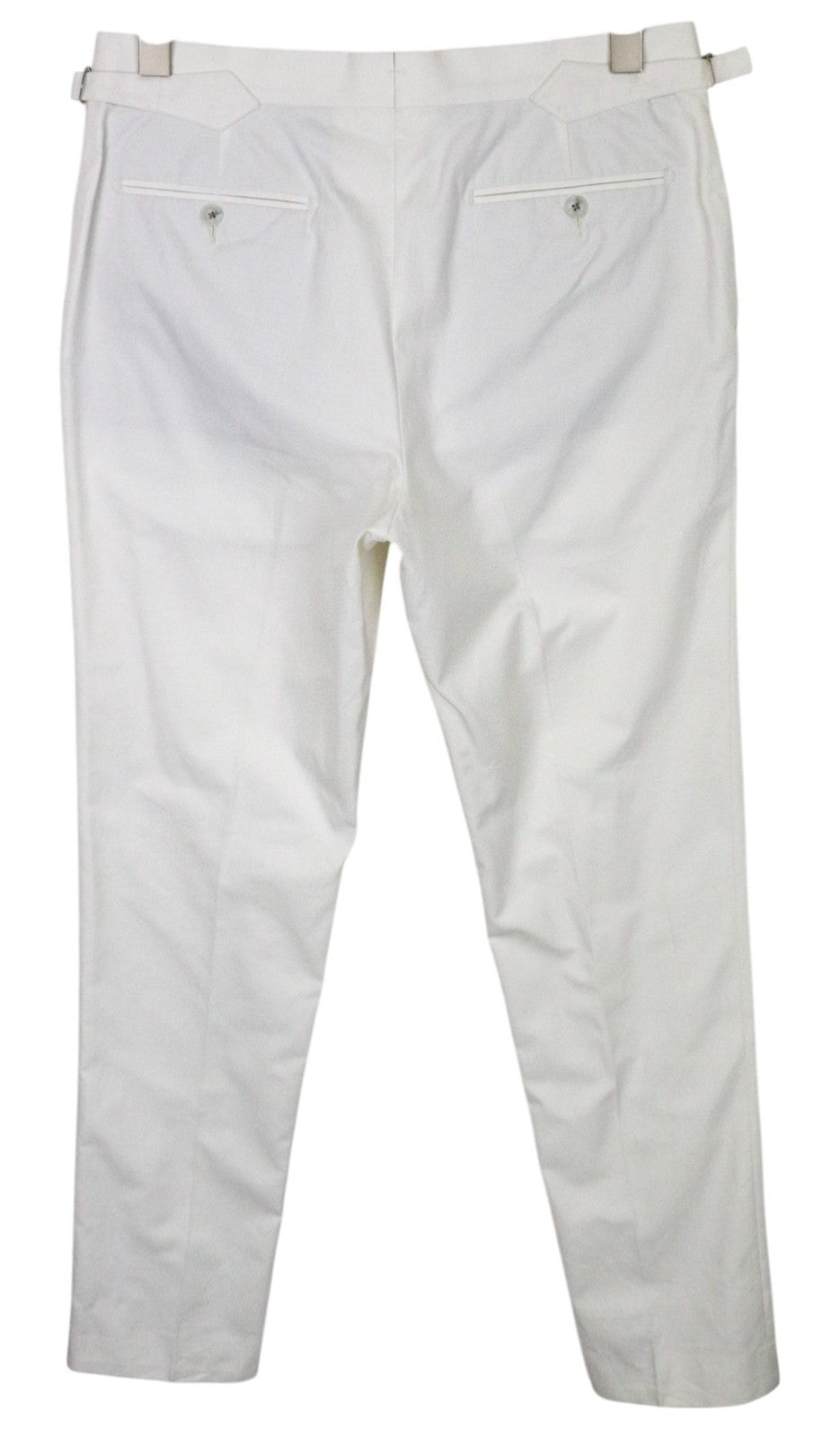 SUITSUPPLY Havana Men Suit UK38R Single-Breasted Off-White Slim Cotton 2 Piece