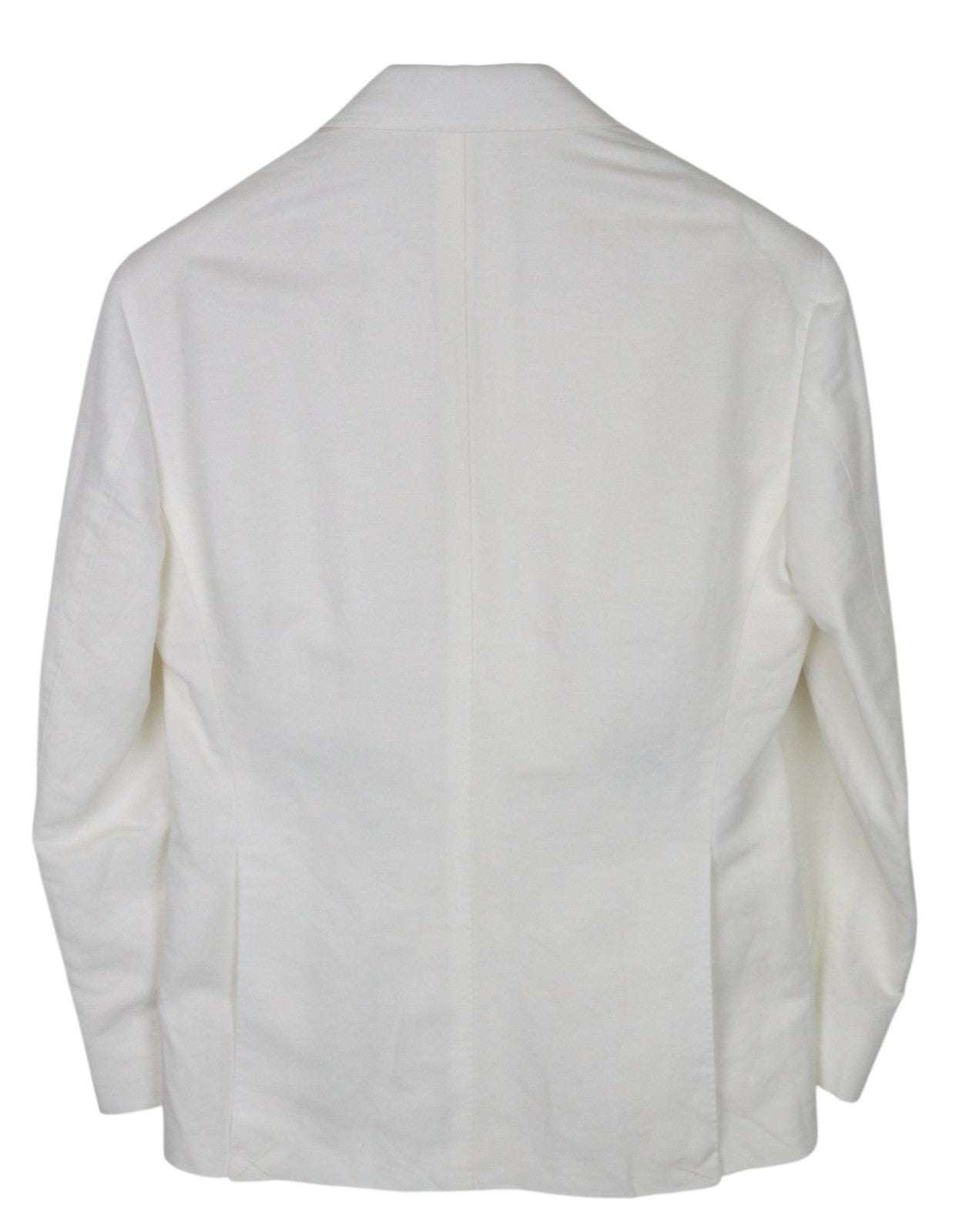 SUITSUPPLY La Spalla Men Blazer UK34R Off-White Linen Cotton Double-Breasted