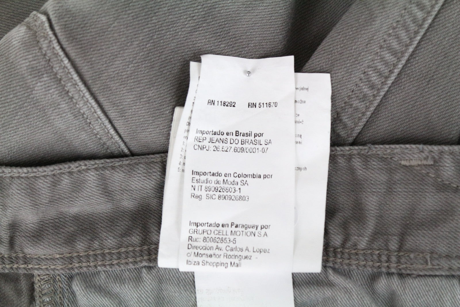REPLAY Anbass Men Jeans W29/L32 Slim Fit Casual Grey Cotton Stretch Denim