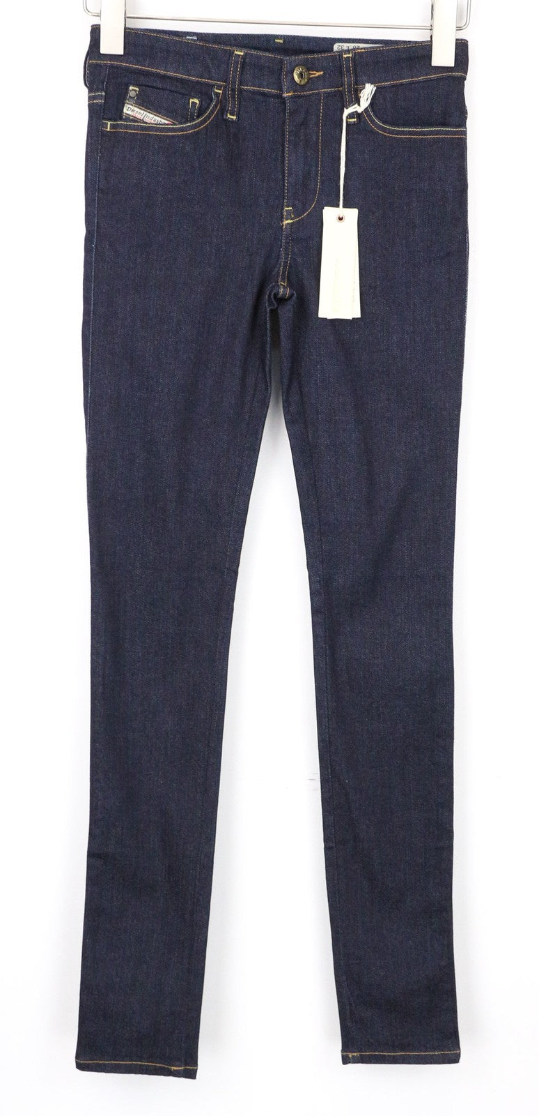 DIESEL Skinzee 0813C Women Jeans W26/L32 Blue Stretch Super Slim Skinny Fit