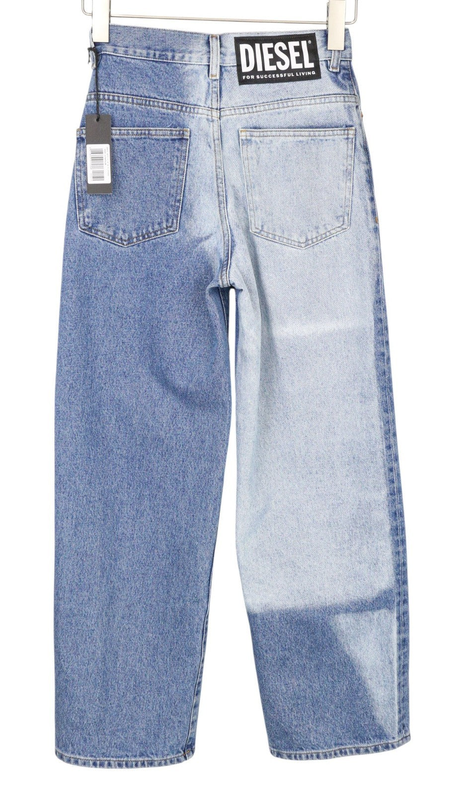 DIESEL Widee 0077V Women Jeans W23/L32 Blue Stretch Regular Straight Girls