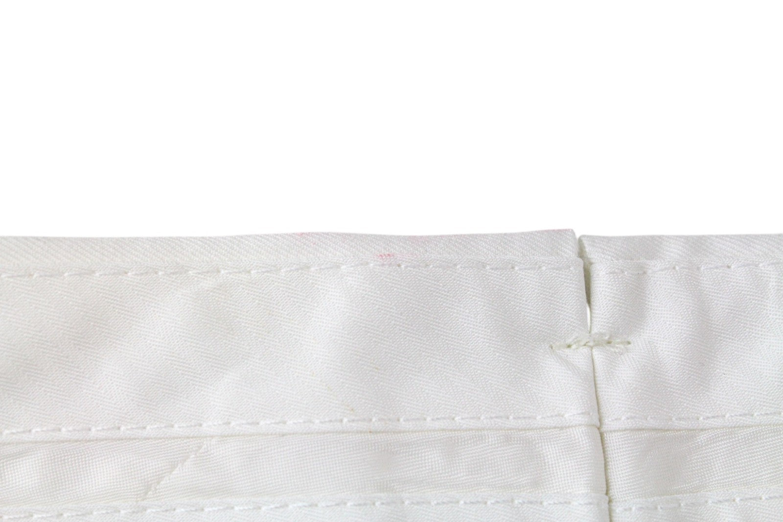 SUITSUPPLY Havana Jetted Men Suit UK38R Pure Cotton White Slim 2-Piece Unlined