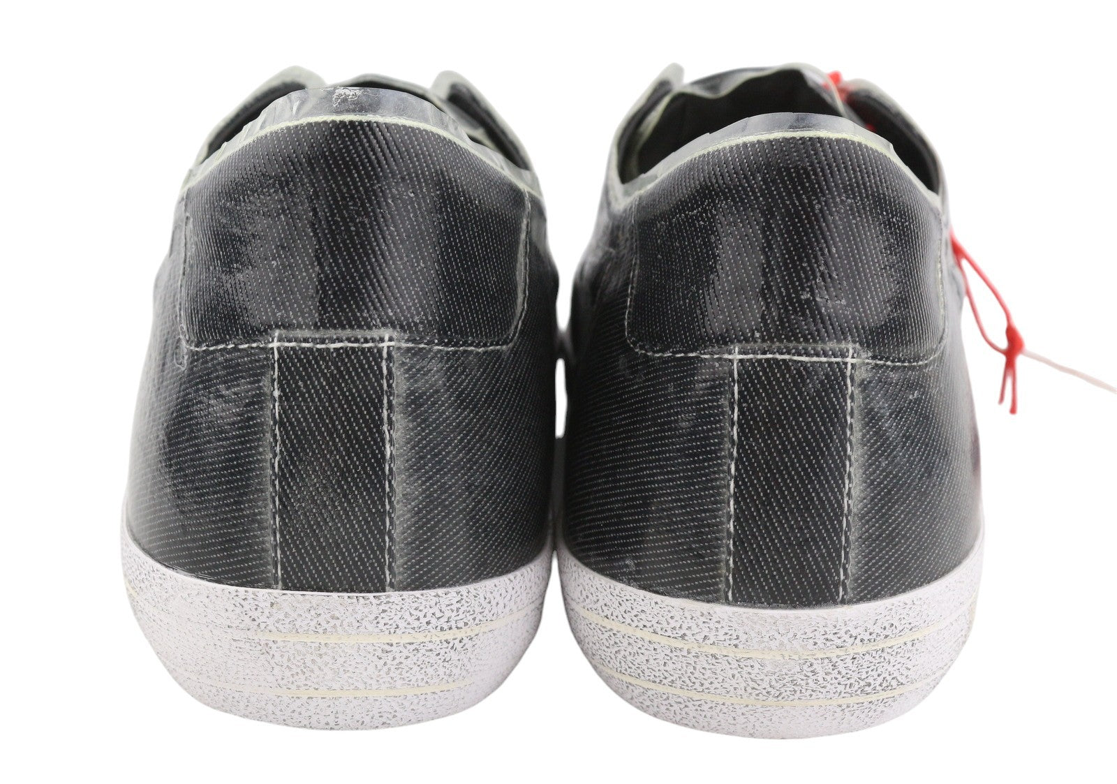 DIESEL S-Leroji Low Men Sneakers EU45 Black Canvas With TPU Overlay RRP270