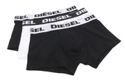DIESEL Umbx-Shawnthreepack-Out Men Underwear M Black & White Boxers 3PC