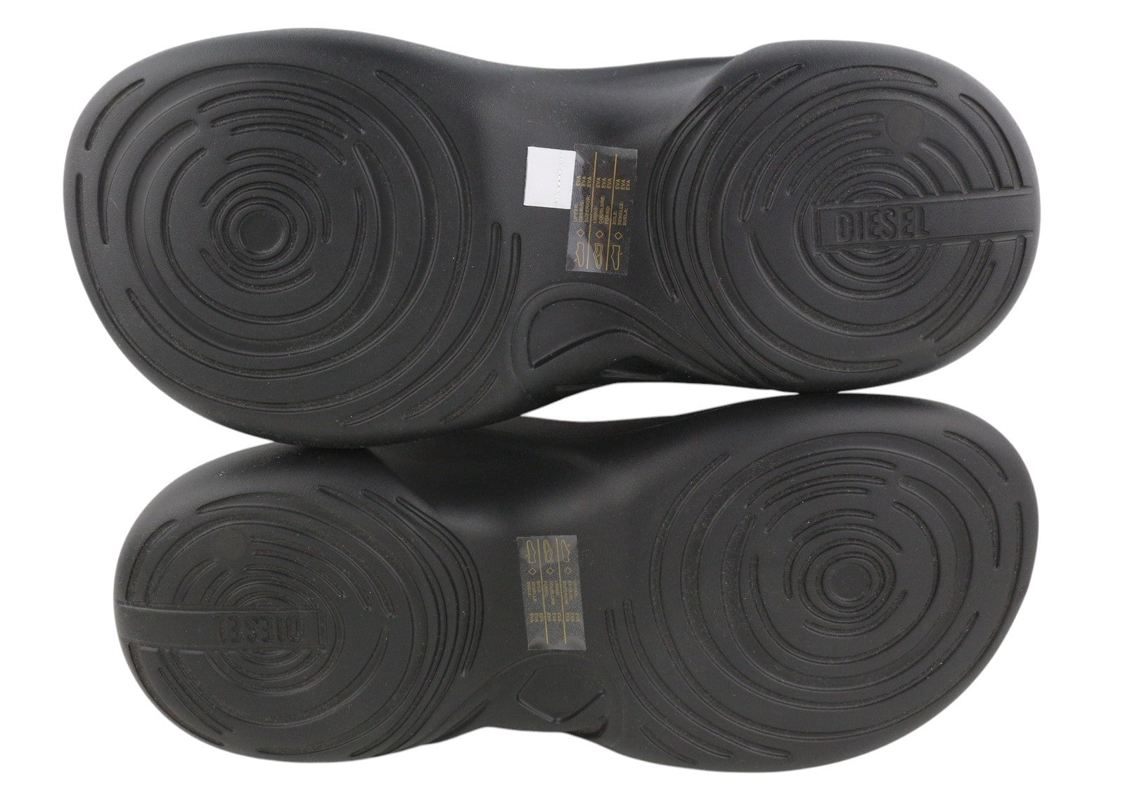 DIESEL Sa-Maui X Men Sandals EU44 Black Rubber Mule Flip-Flop Unisex RRP150
