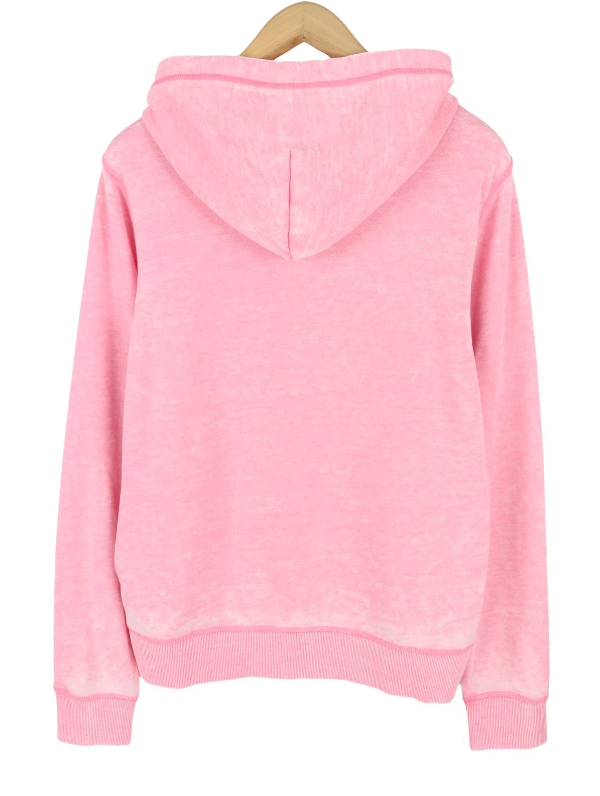 DIESEL S-Ginn-Hood-Pak Men Hoodie L Pink Faded Kangaroo Pocket Pull On RRP250