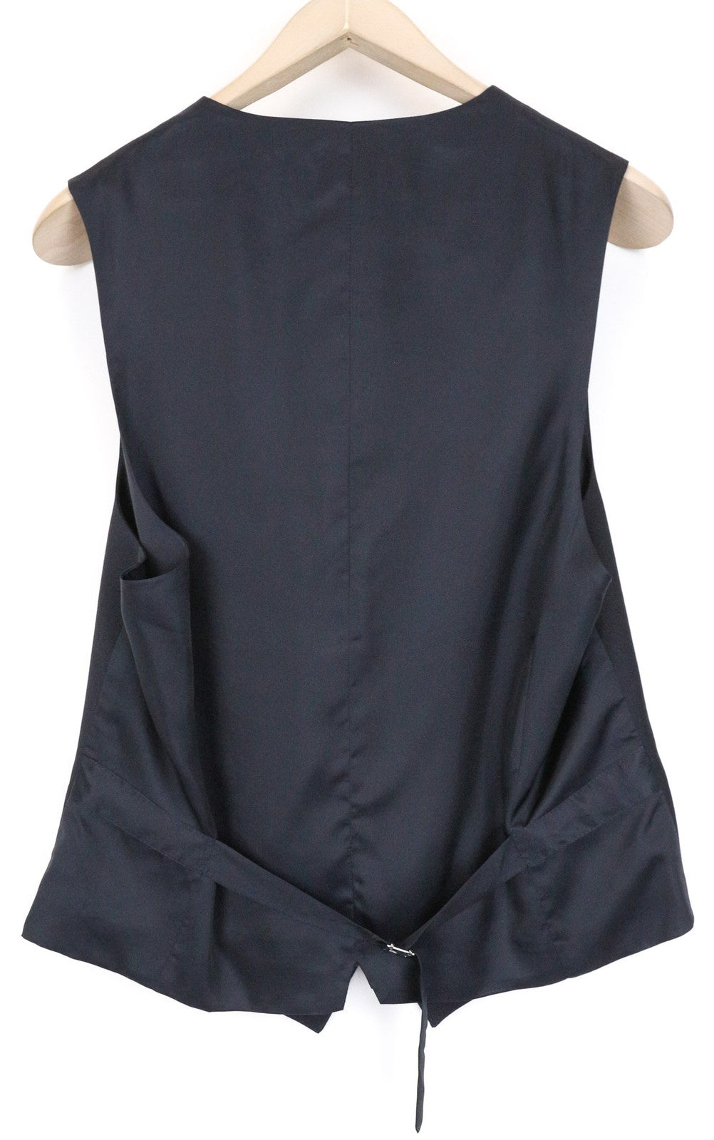 SUITSUPPLY Ferrara Men's Waistcoat UK40R Pure Wool Navy Blue Slim Fit Vest