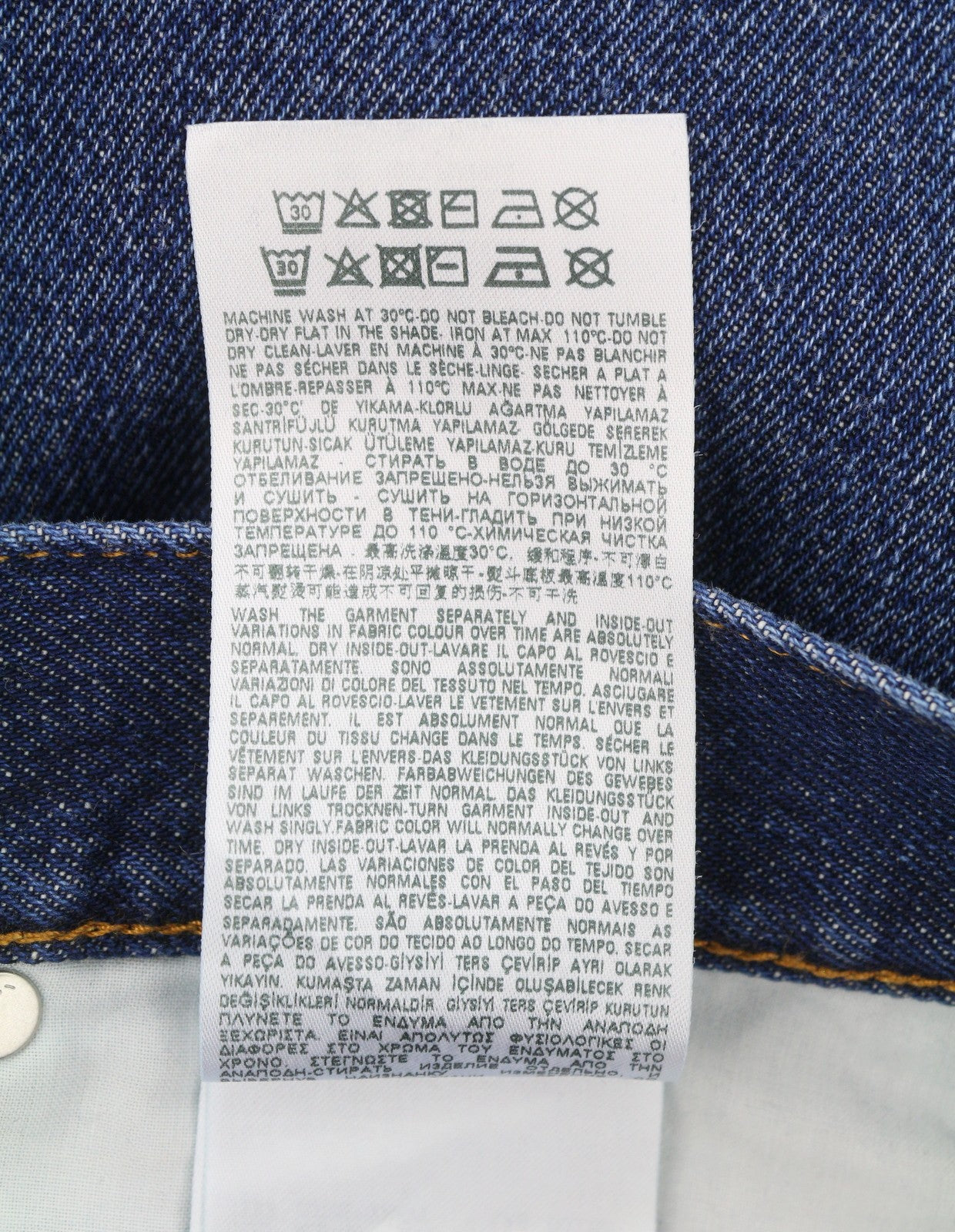 DIESEL 2020 D-Viker 09C03 Men Jeans W32/L34 Blue Faded Regular Straight RRP160