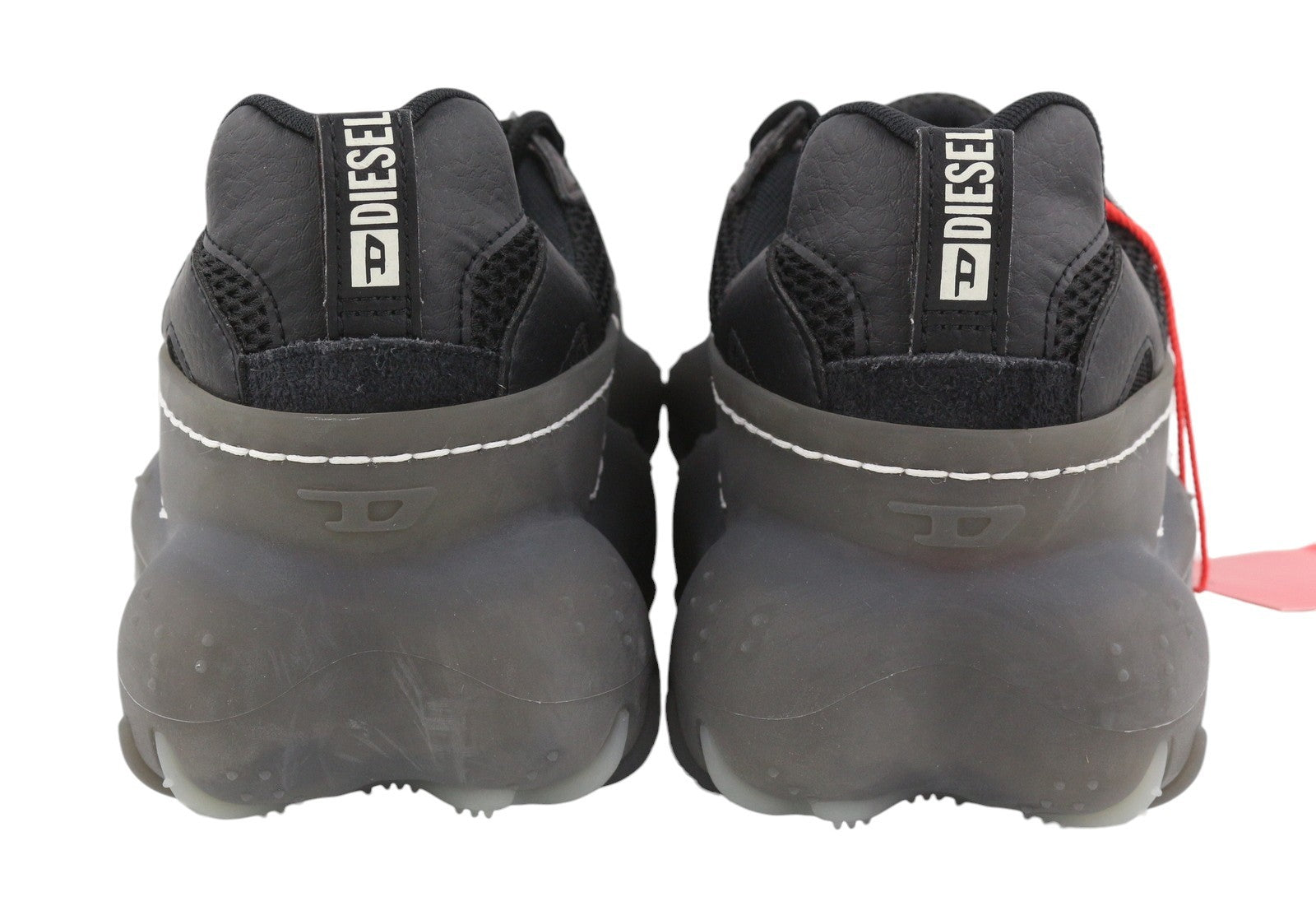 DIESEL S-Prototype P1 Men Sneakers EU44 Black Low Top Lace Up RRP350
