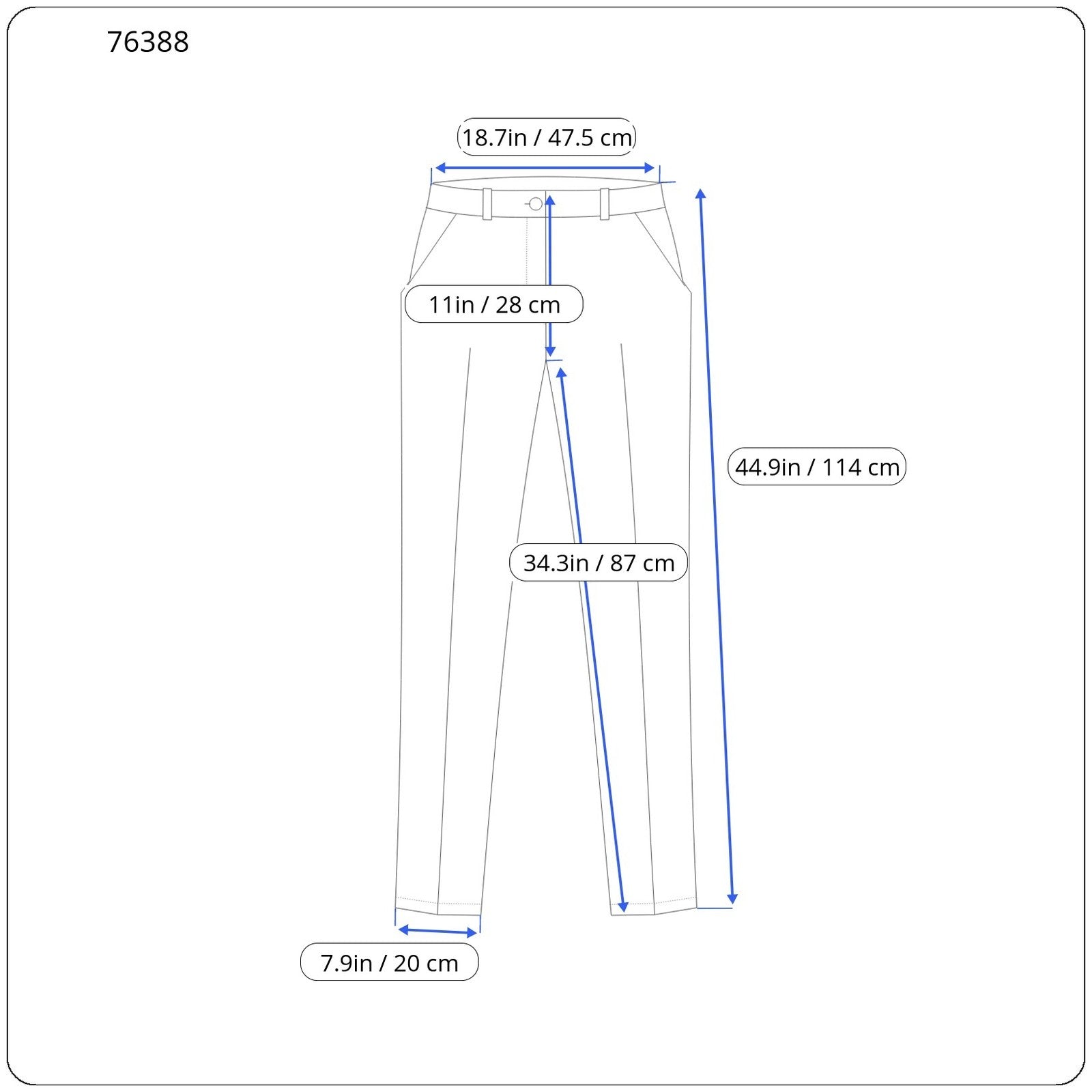 SUITSUPPLY Brescia Men's Trousers UK38R Blue Pure Wool Pleated Slim Cut Pants