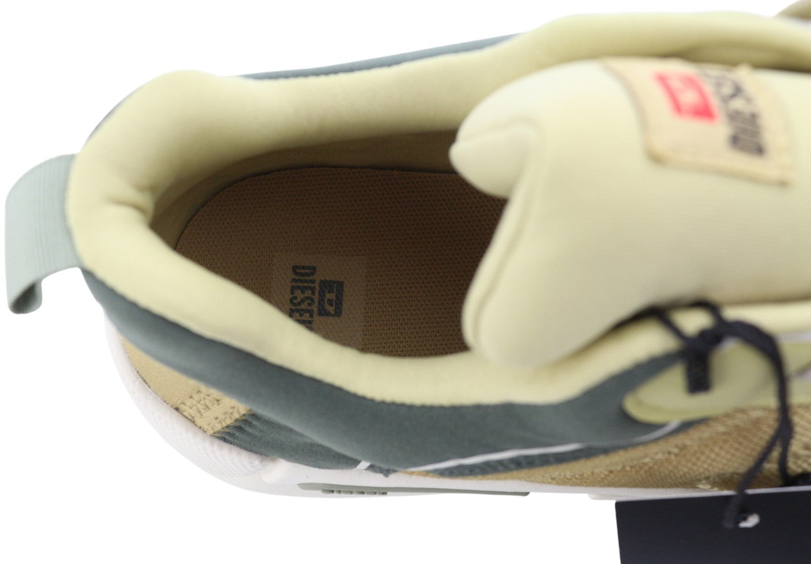 DIESEL S-Serena Low Men Sneakers EU43 Sand Low Top Lace Up Almond Toe RRP195