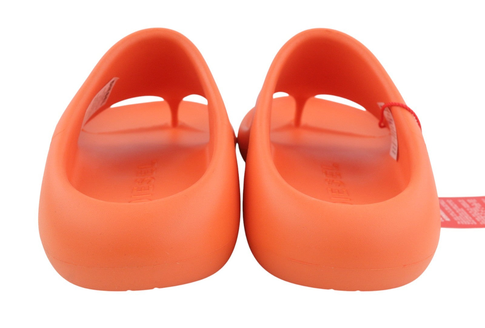 DIESEL Sa-Maui X Men Sneakers EU44 Orange Rubber Mule Flip-Flop Unisex RRP150