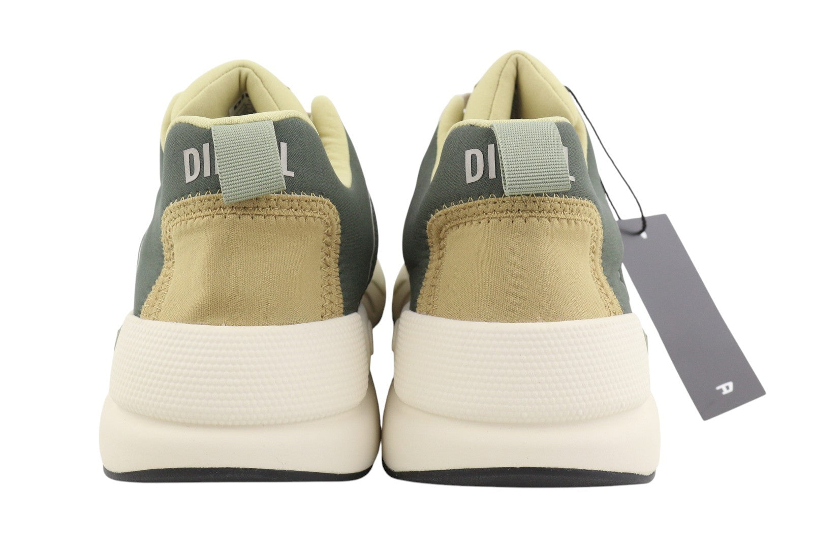 DIESEL S-Serena Low Men Sneakers EU45 Sand Low Top Lace Up Almond Toe RRP195