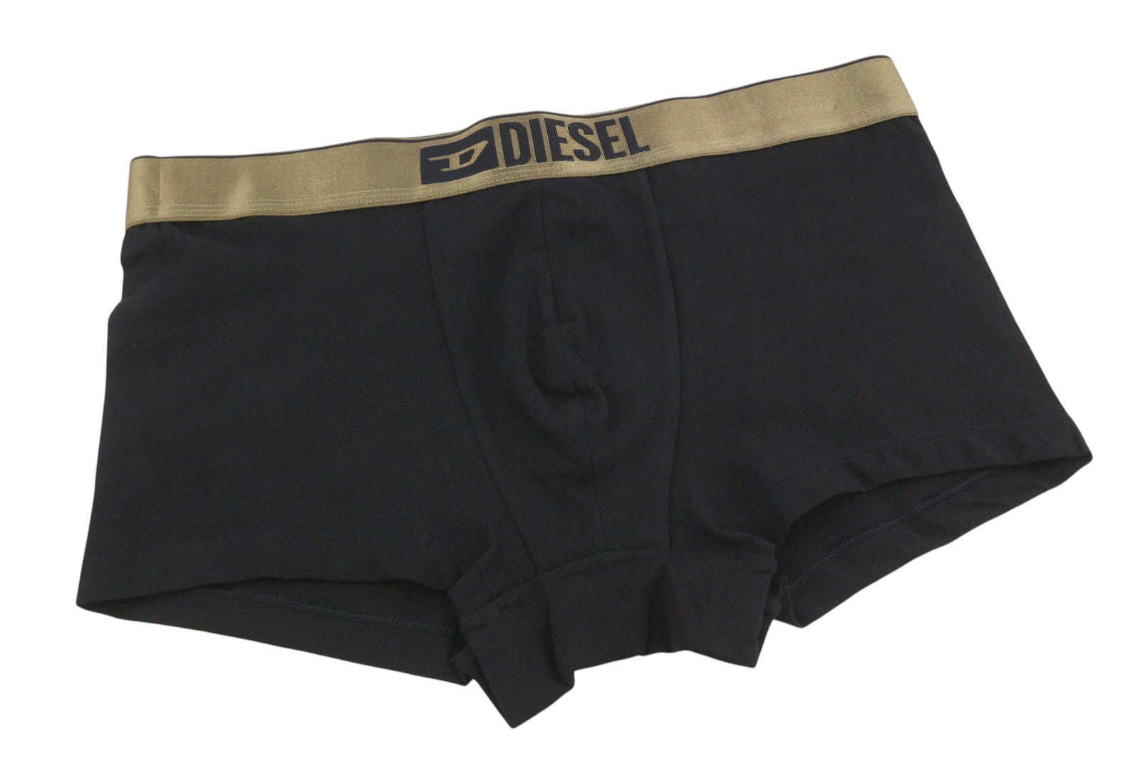 DIESEL Damien-Gft-2Pack Men Underwear L Black Elastic Waist Trunk Boxers