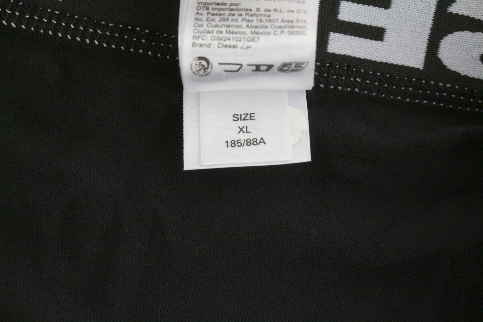 DIESEL Umbx-Shawnthreepack-Out Men Underwear XL Black & White Boxers 3PC