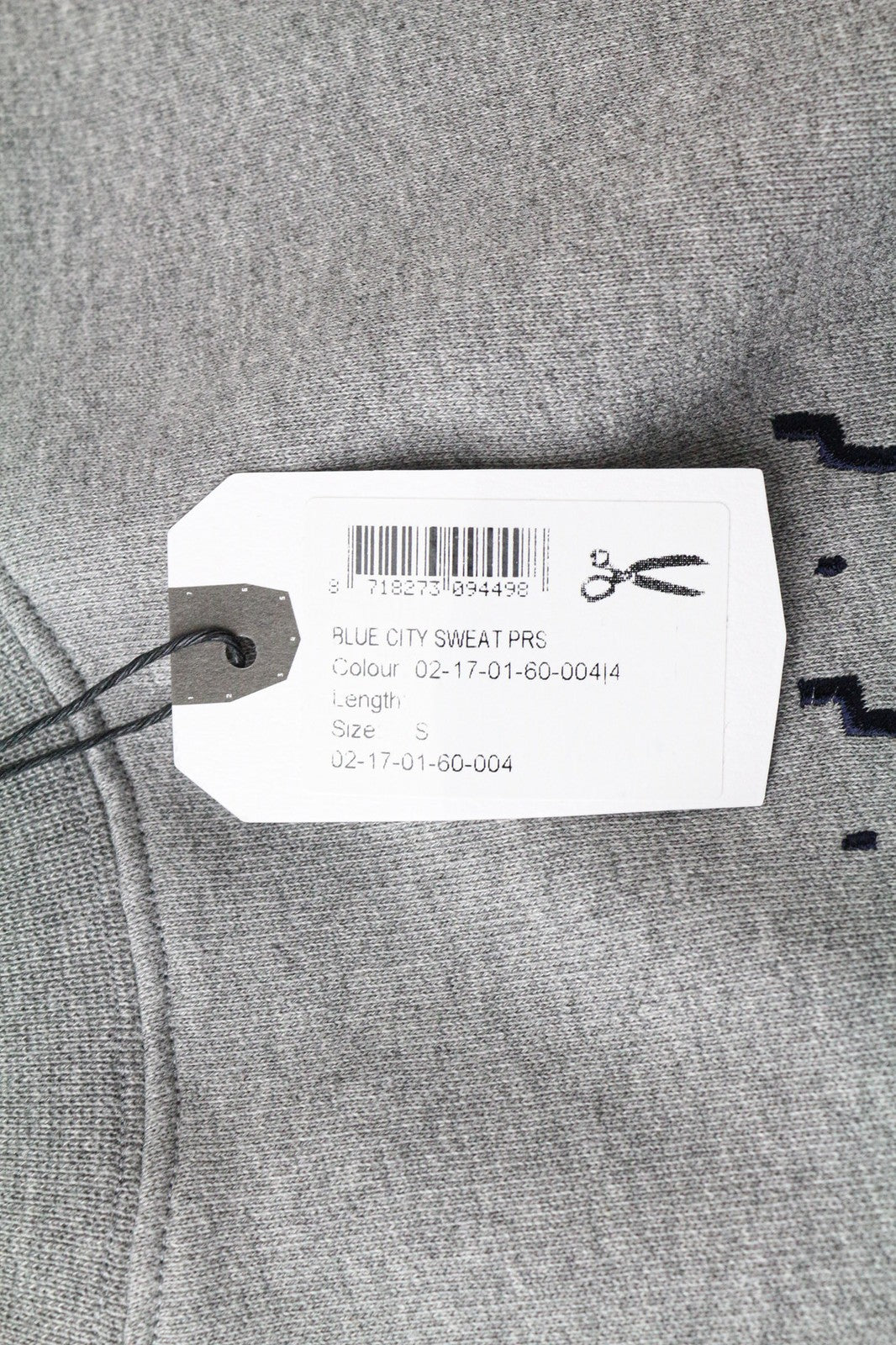 DENHAM Blue City Women's Pullover S Grey Cotton Long Sleeve Sweatshirt