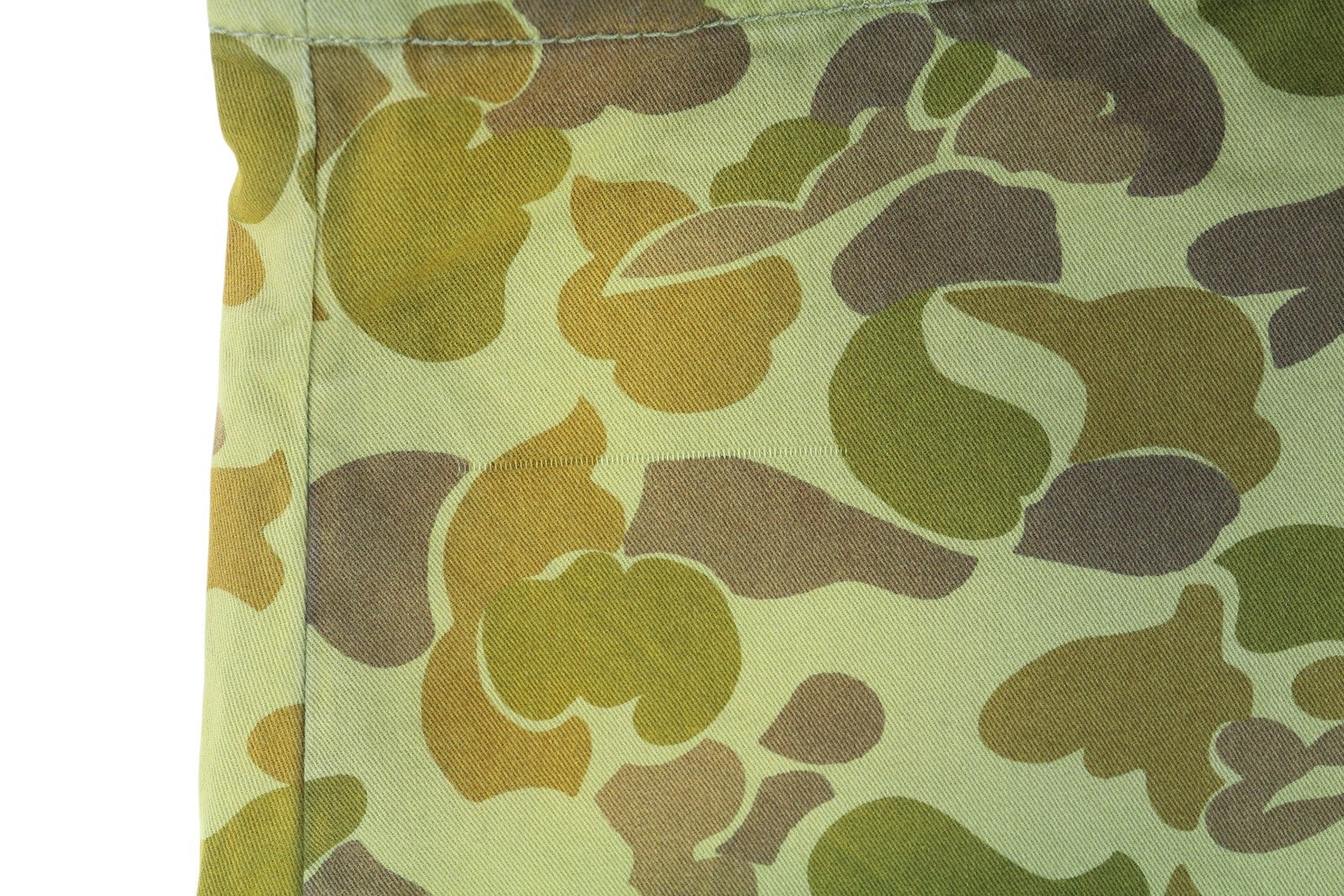 SCOTCH & SODA Men Shorts W32 Chino Washed Green Patterned Zip Fly Logo Casual