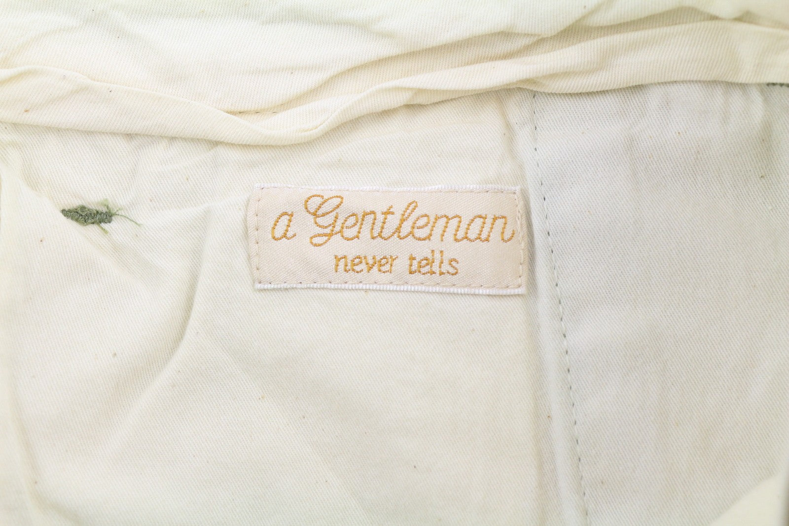 SCOTCH & SODA Men Shorts W32 Chino Washed Green Patterned Zip Fly Logo Casual