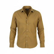 SCOTCH & SODA Men's Shirt M Brown Holographic Button-Up Casual