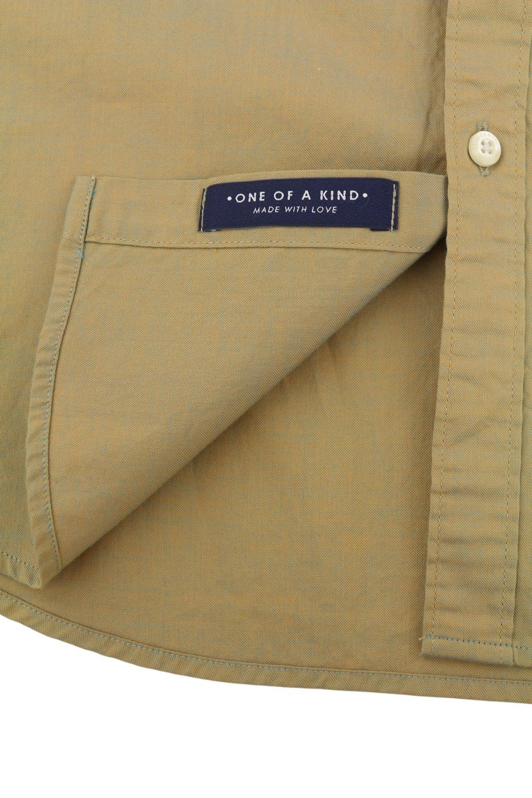 SCOTCH & SODA Men's Shirt M Brown Holographic Button-Up Casual