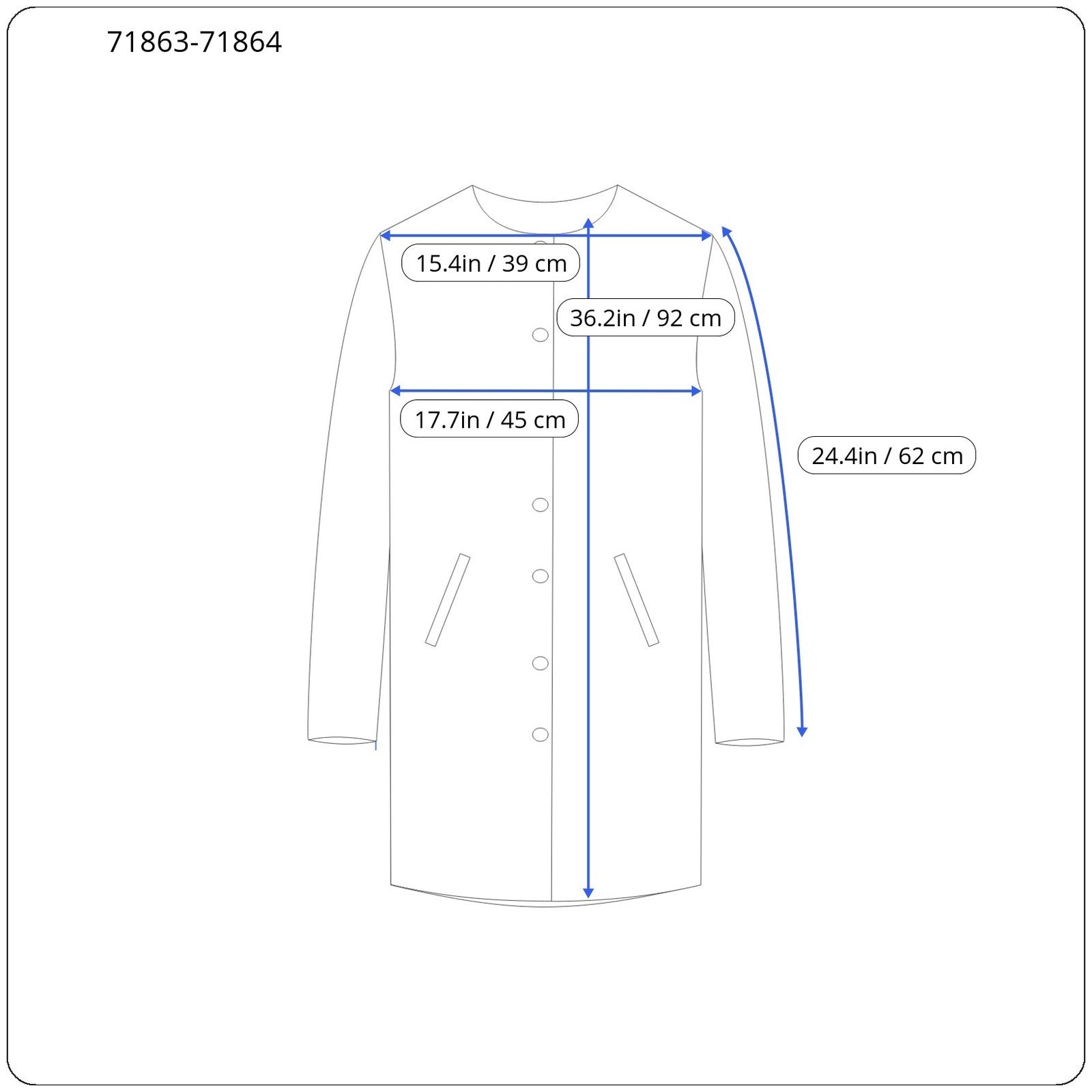 DESIGUAL Snow Robot Women Coat EU36 S Wool Navy Blue Designer Mid-Length Checked