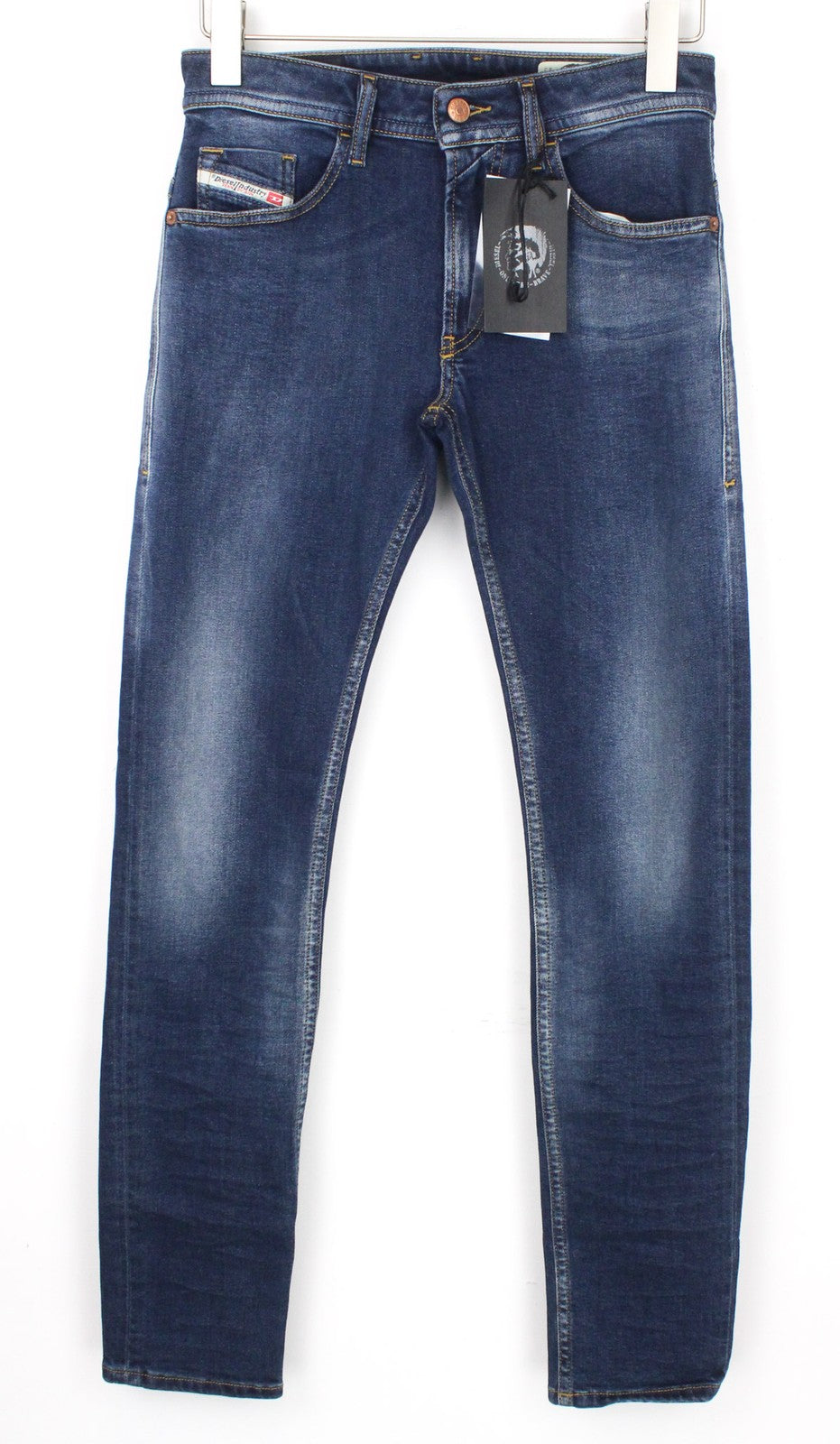 DIESEL Thommer 083AD Men Jeans W26/L32 Boys Slim Skinny Blue Cotton Stretch