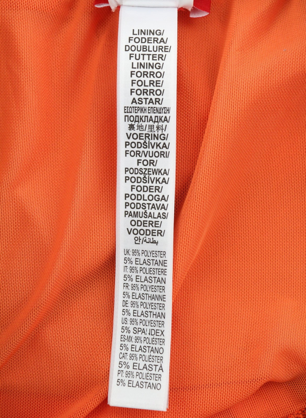 DIESEL Rio-41-D-Pop Men Swimwear L Orange Patterned Drawstring Waist